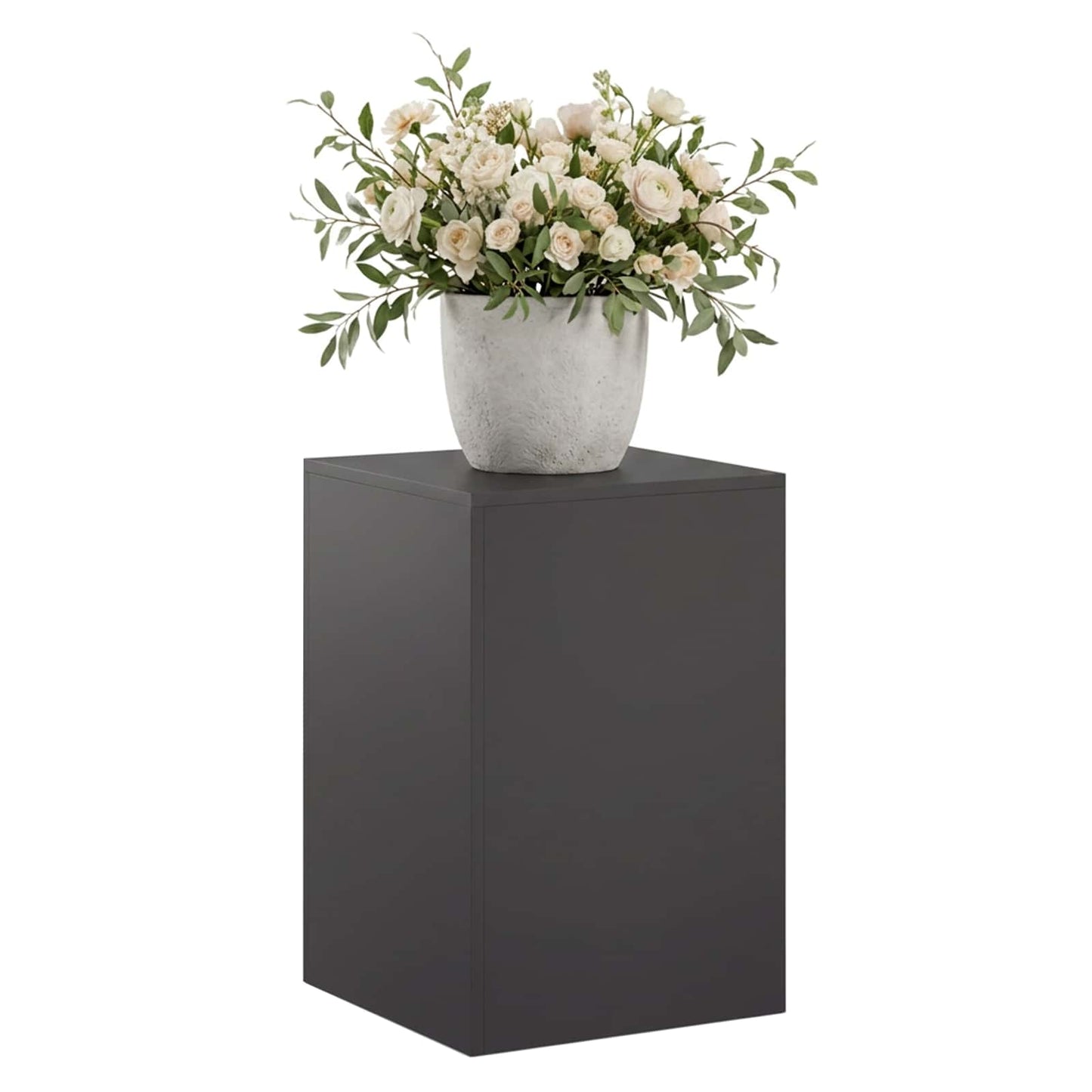vidaXL Βάση φυτών Μαύρο 40 x 40 x 60 cm Ατσάλι