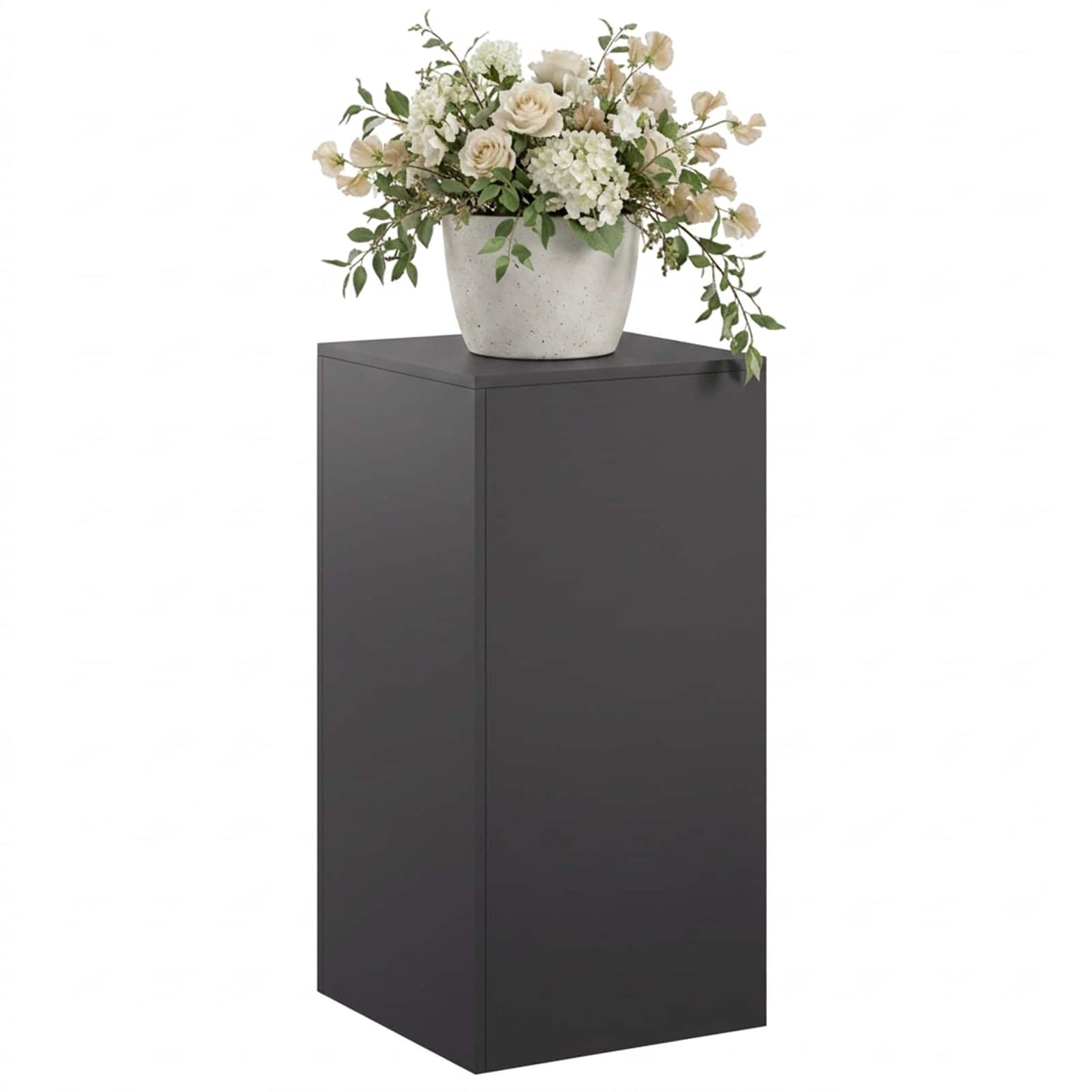 vidaXL Βάση φυτών Μαύρο 40 x 40 x 80 cm Ατσάλι