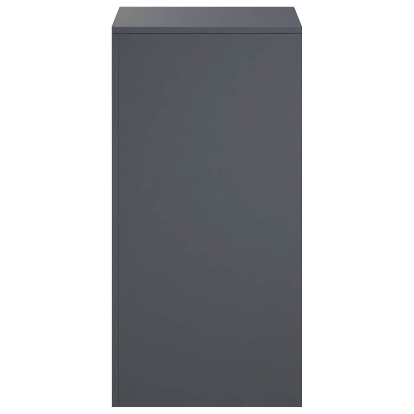 vidaXL Βάση φυτών 2 pcs Ανθρακί 40 x 40 x 80 cm Γαλβανισμένος Χάλυβας