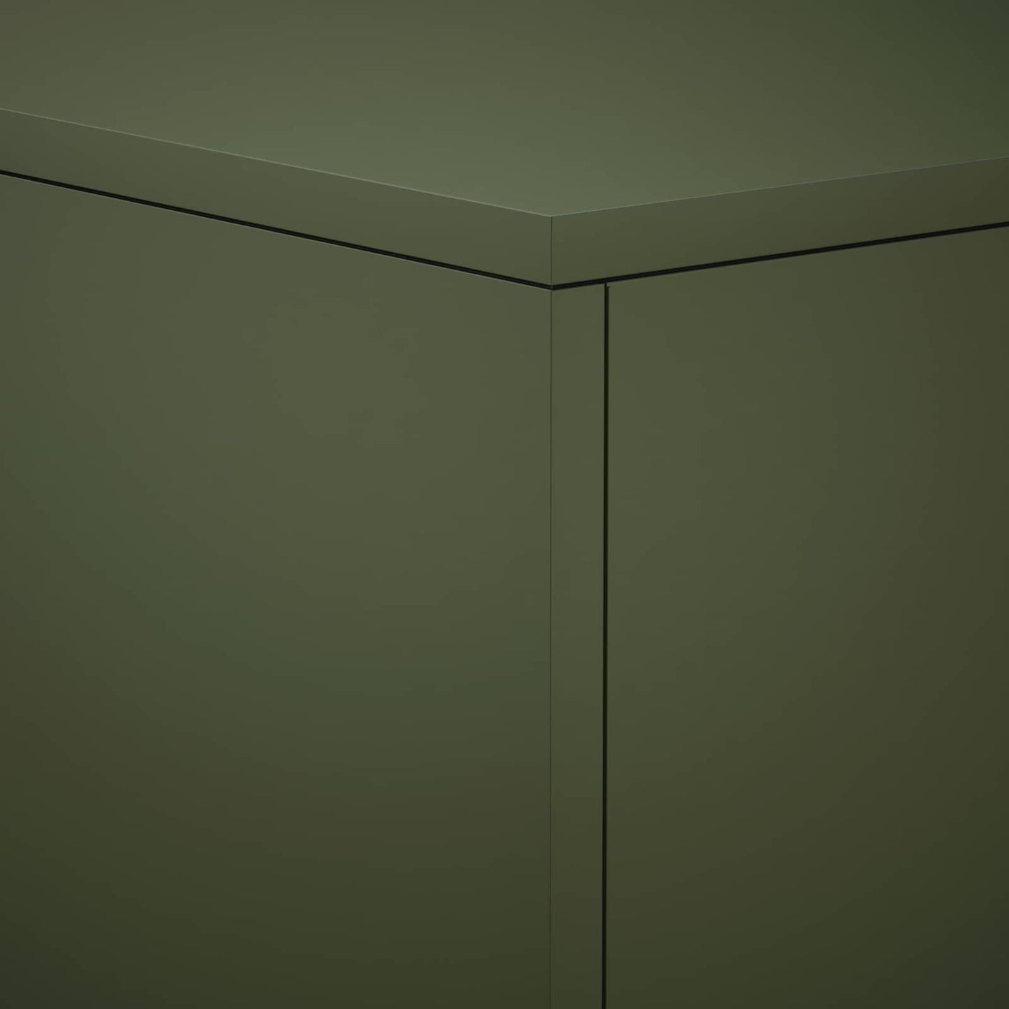 vidaXL Βάση φυτών Λαδί 40 x 40 x 80 cm Ατσάλι Σκληρυθέν στον Αέρα