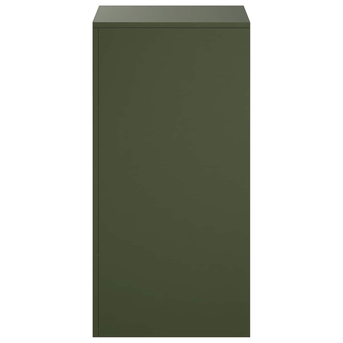 vidaXL Βάση φυτών 2 pcs Λαδί 40 x 40 x 80 cm Ατσάλι