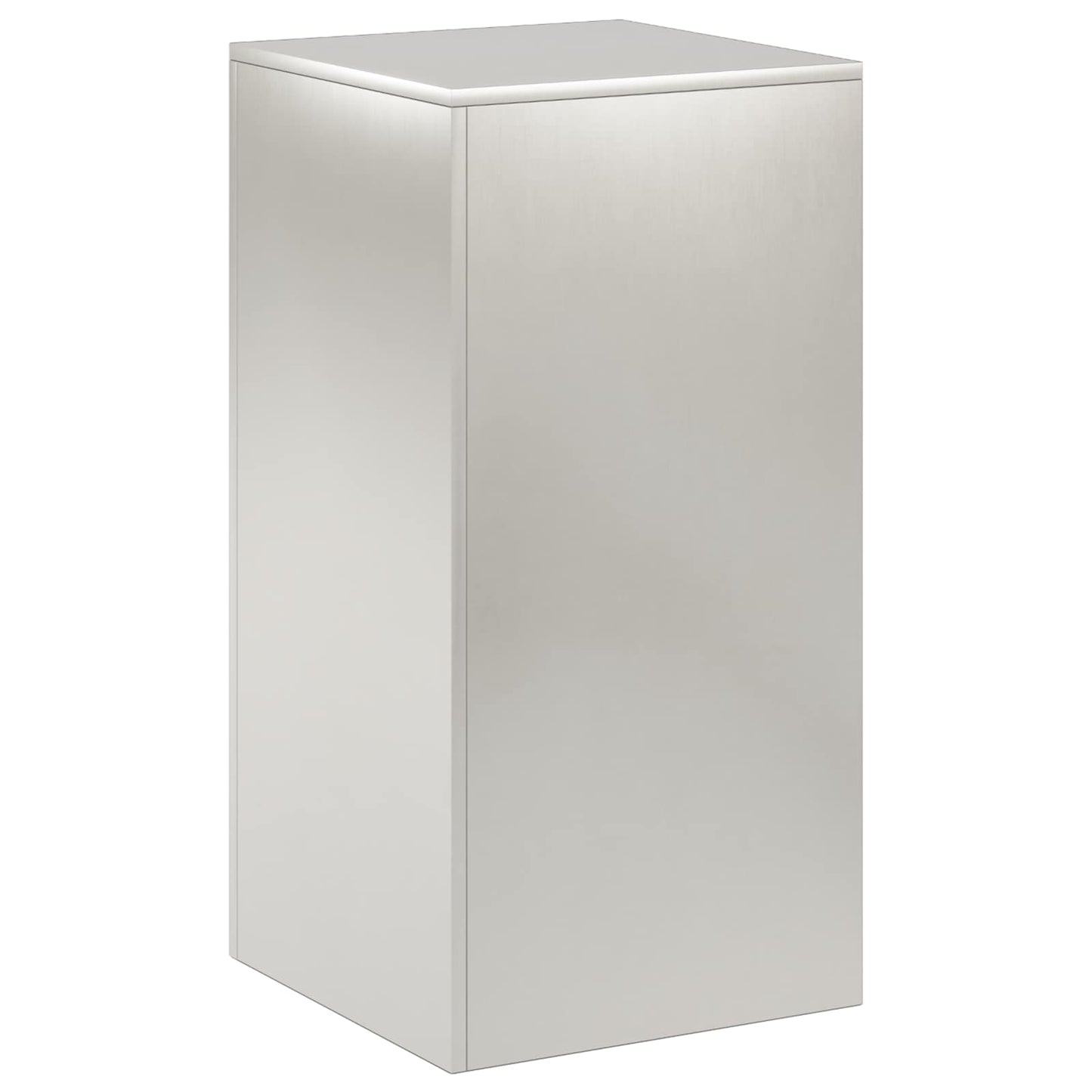 vidaXL Βάση φυτών Ασημί 40 x 40 x 80 cm Ατσάλι