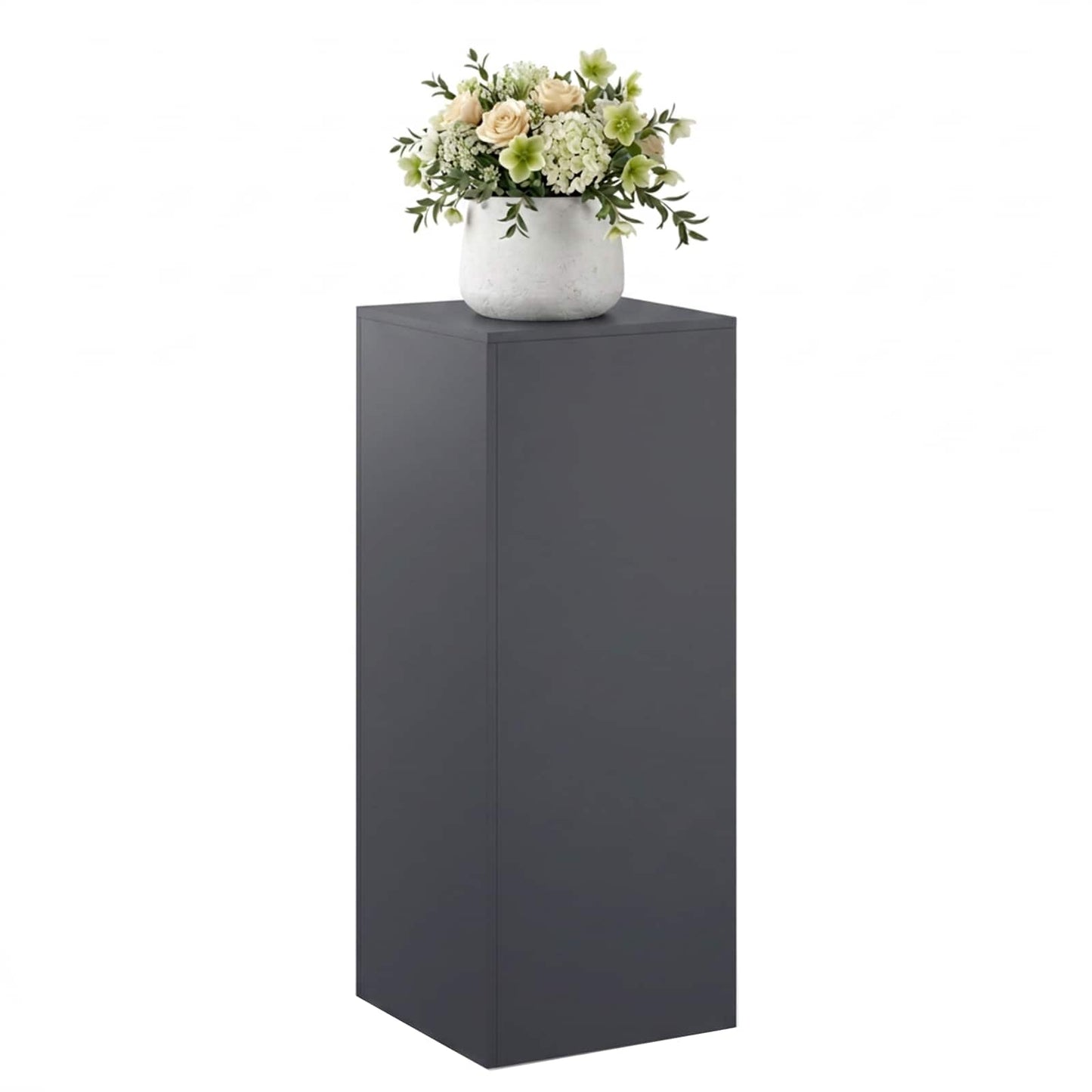 vidaXL Βάση φυτών Ανθρακί 40 x 40 x 100 cm Ανοξείδωτο Ατσάλι