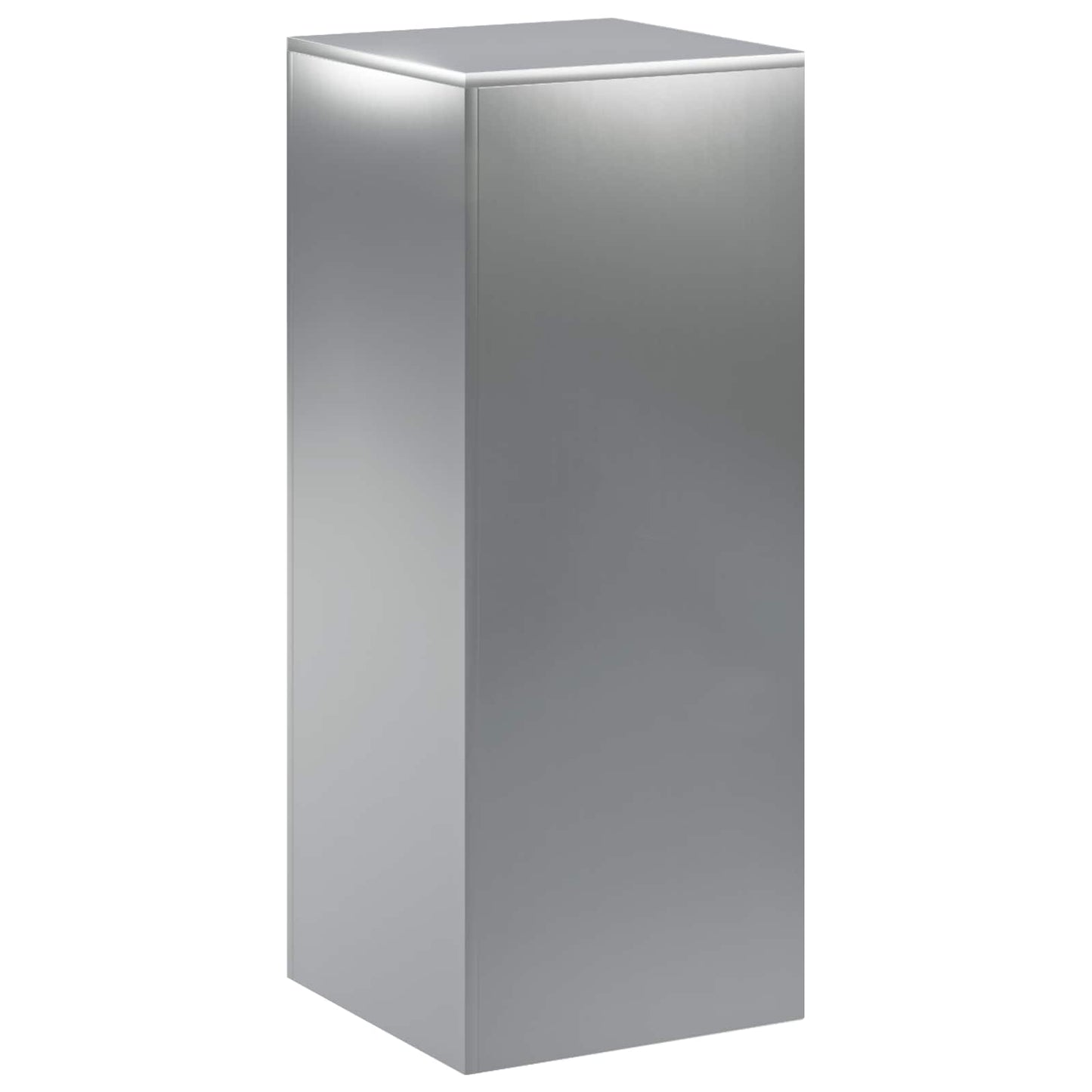 vidaXL Βάση φυτών Ασημί 40 x 40 x 100 cm Ατσάλι