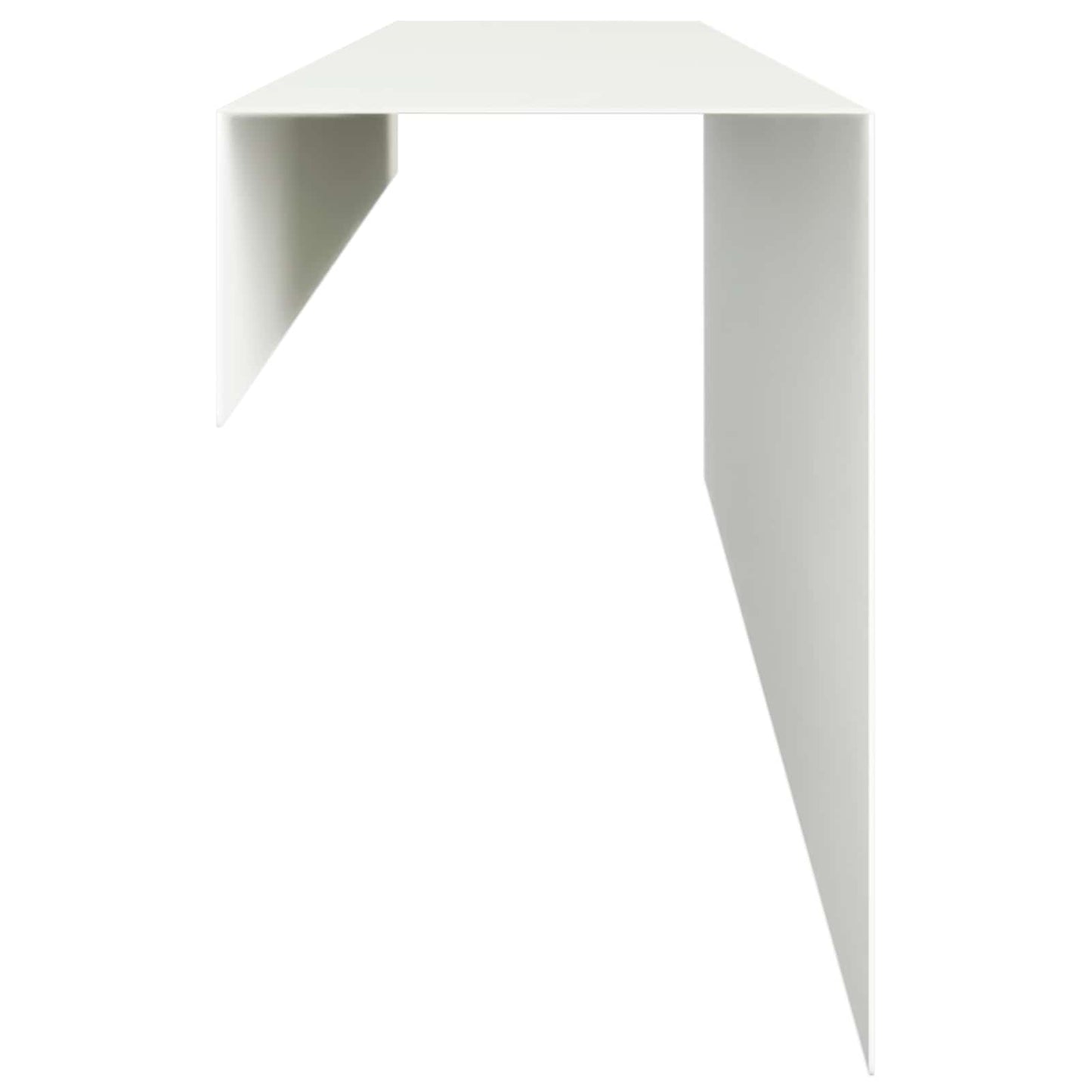 vidaXL Προφίλ επικάλυψης κήπου 10 τμχ. 100 x 10 x 15 cm Ατσάλι Λευκό