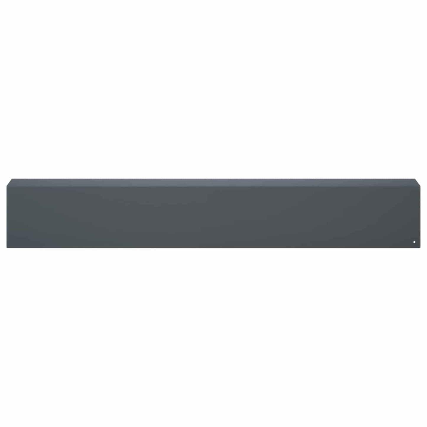 vidaXL Προφίλ επικάλυψης κήπου 2 τμχ. 100 x 10 x 15 cm Ατσάλι Ανθρακί