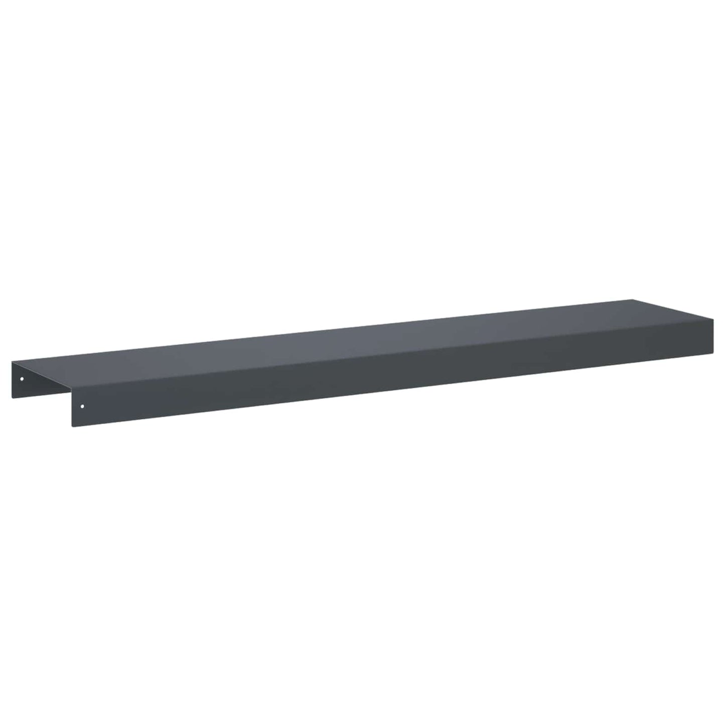 vidaXL Προφίλ επικάλυψης κήπου 2 τμχ. 100 x 20 x 5 εκ Ατσάλι Ανθρακί
