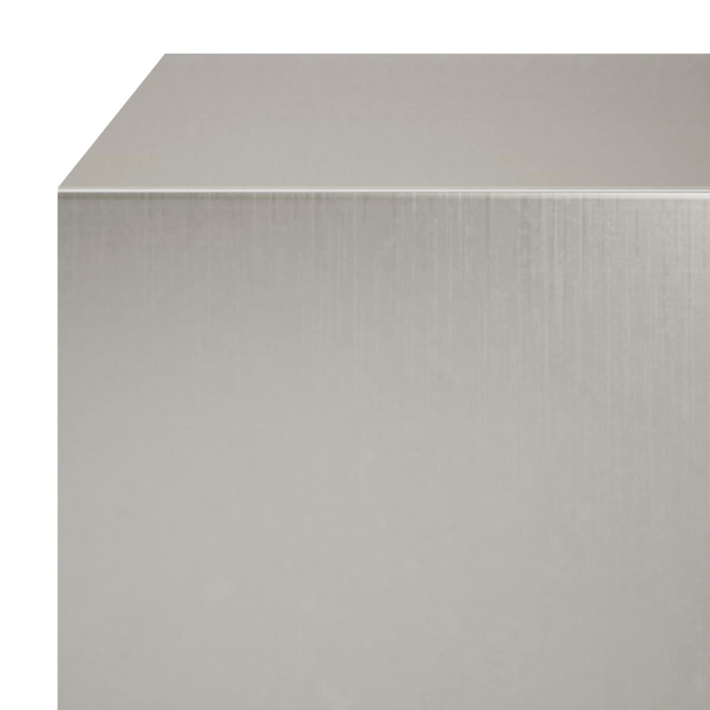 vidaXL Προφίλ επικάλυψης κήπου 10 τμχ. 100 x 20 x 5 εκ.