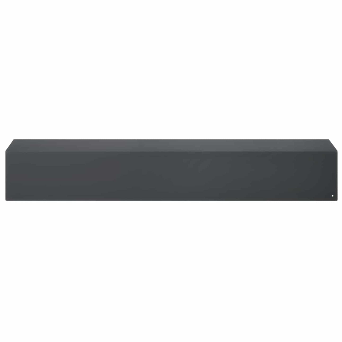 vidaXL Προφίλ επικάλυψης κήπου 2 τμχ. 100 x 20 x 15 εκ. Ατσάλι Ανθρακί