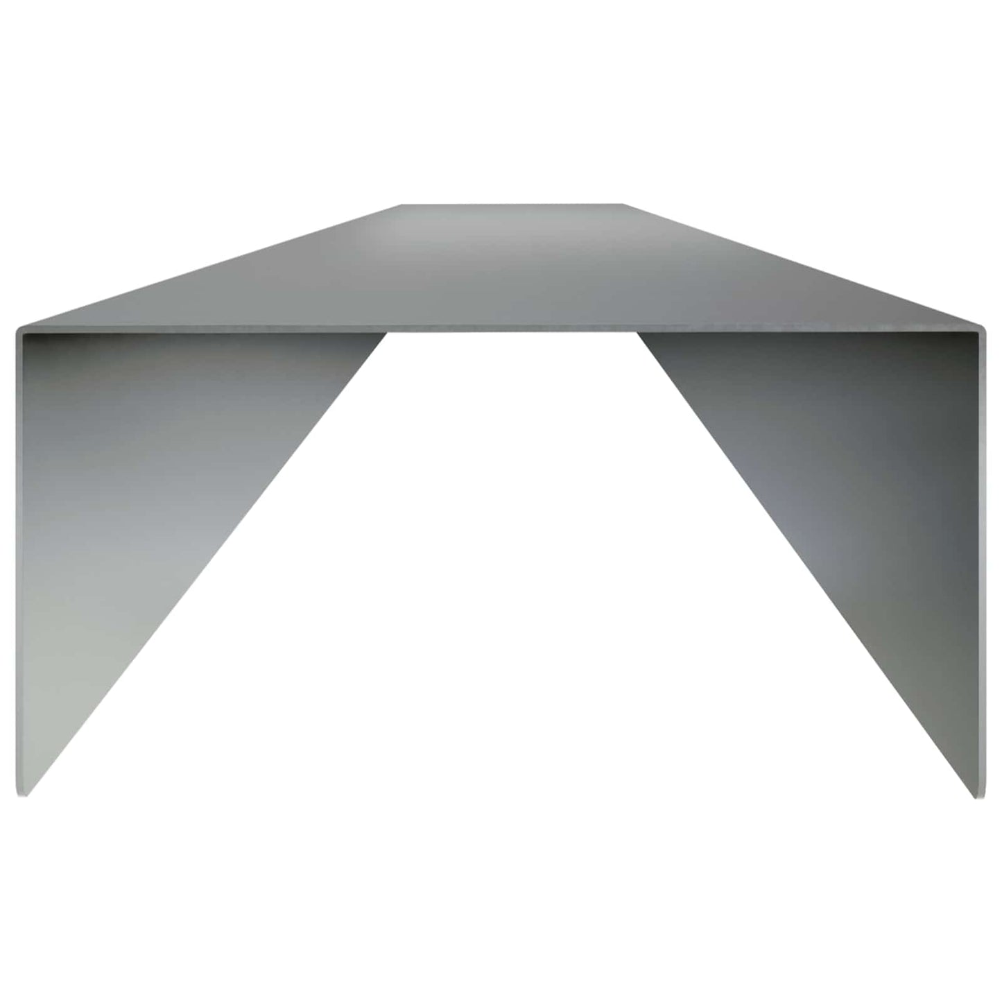 vidaXL Προφίλ επικάλυψης κήπου 2 τμχ. 100 x 10 x 5 εκ.