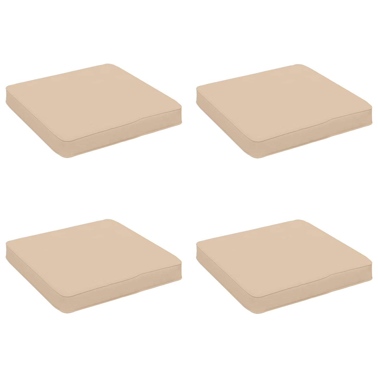 vidaXL Μαξιλάρια καθιστικού 4 κομματιών VUGHT 4 pcs 100% Πολυεστέρας
