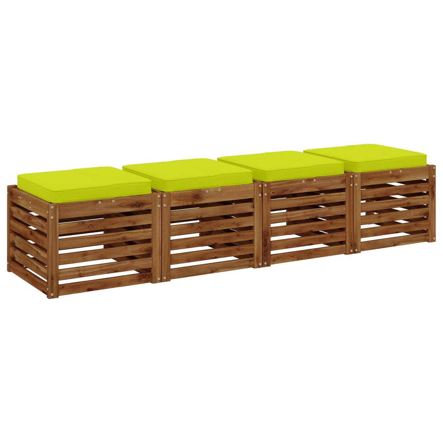 vidaXL Μαξιλάρια καθιστικού 4 κομματιών VUGHT 4 pcs 100% Πολυεστέρας