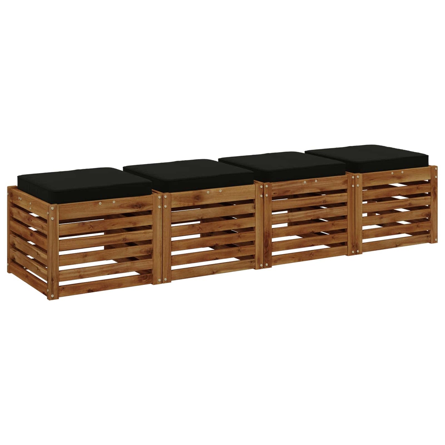 vidaXL Μαξιλάρια καθιστικού 4 κομματιών VUGHT 4 pcs 100% Πολυεστέρας
