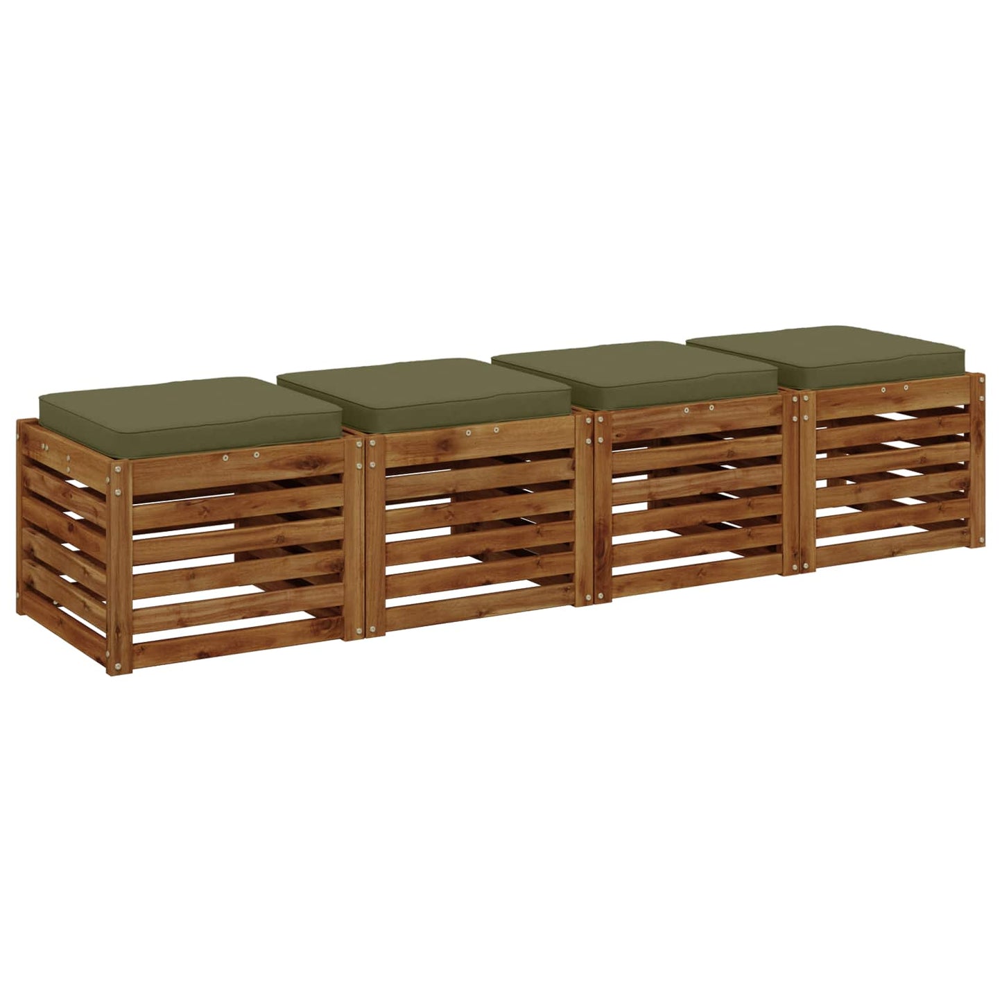 vidaXL Μαξιλάρια καθιστικού 4 κομματιών VUGHT 4 pcs 100% Πολυεστέρας