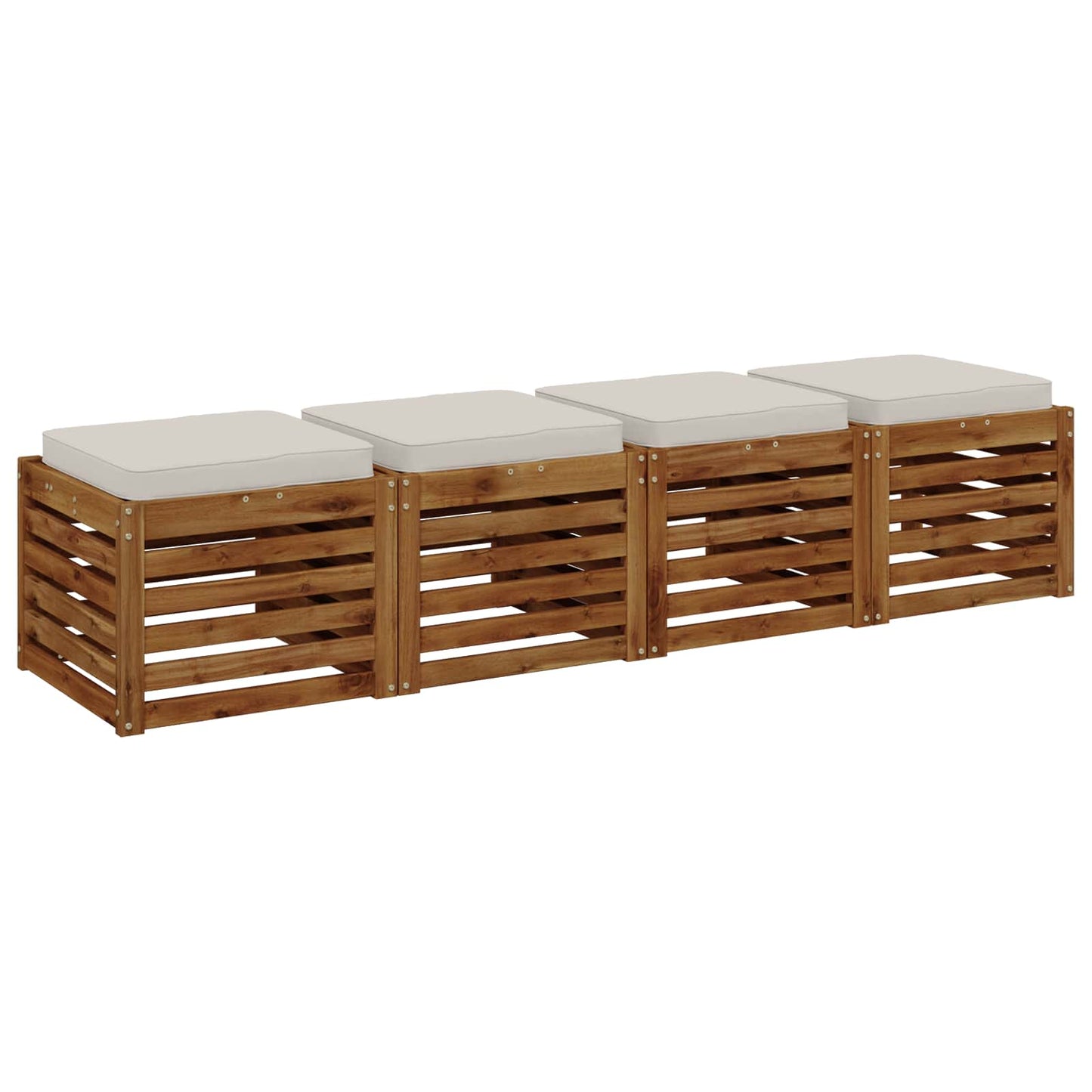 vidaXL Μαξιλάρια καθιστικού 4 κομματιών VUGHT 4 pcs 100% Πολυεστέρας