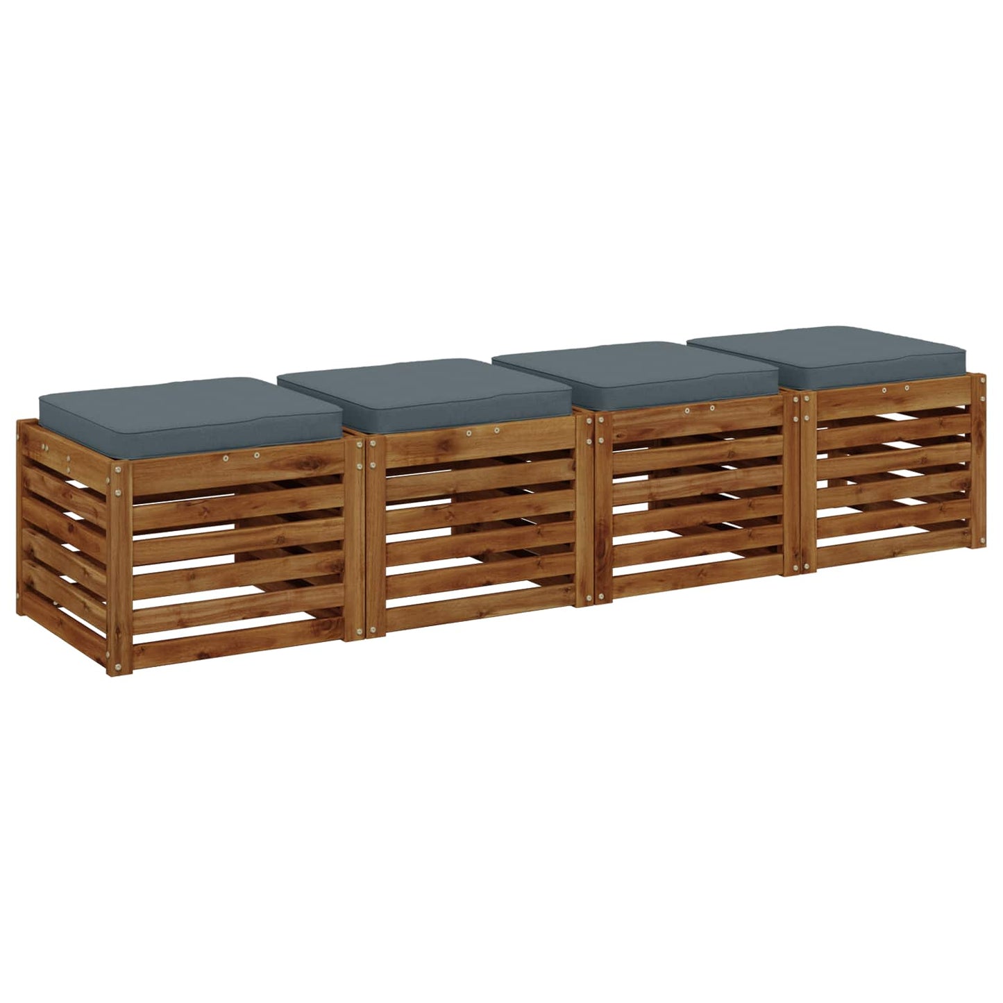 vidaXL Μαξιλάρια καθιστικού 4 κομματιών VUGHT 4 pcs 100% Πολυεστέρας