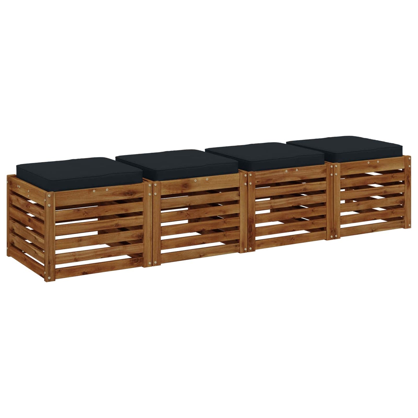 vidaXL Μαξιλάρια καθιστικού 4 κομματιών VUGHT 4 pcs 100% Πολυεστέρας