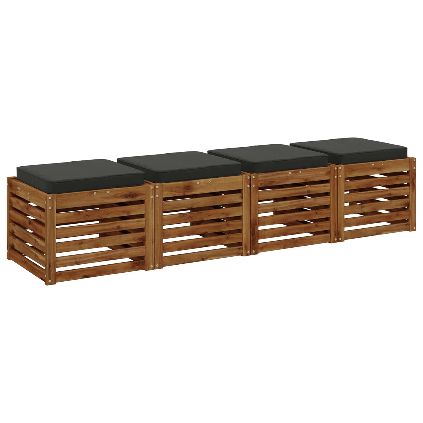 vidaXL Μαξιλάρια καθιστικού 4 κομματιών VUGHT 4 pcs 100% Πολυεστέρας