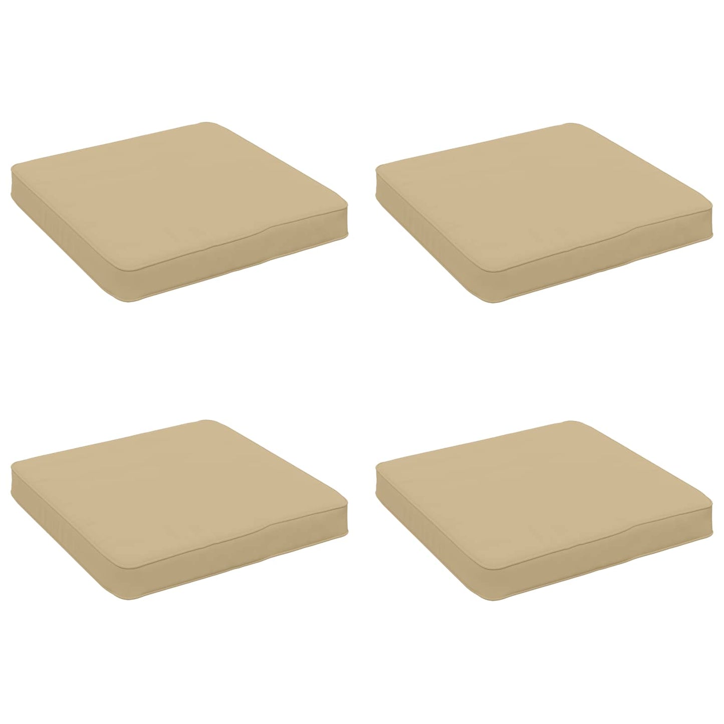vidaXL Μαξιλάρια καθιστικού 4 κομματιών VUGHT 4 pcs 100% Πολυεστέρας