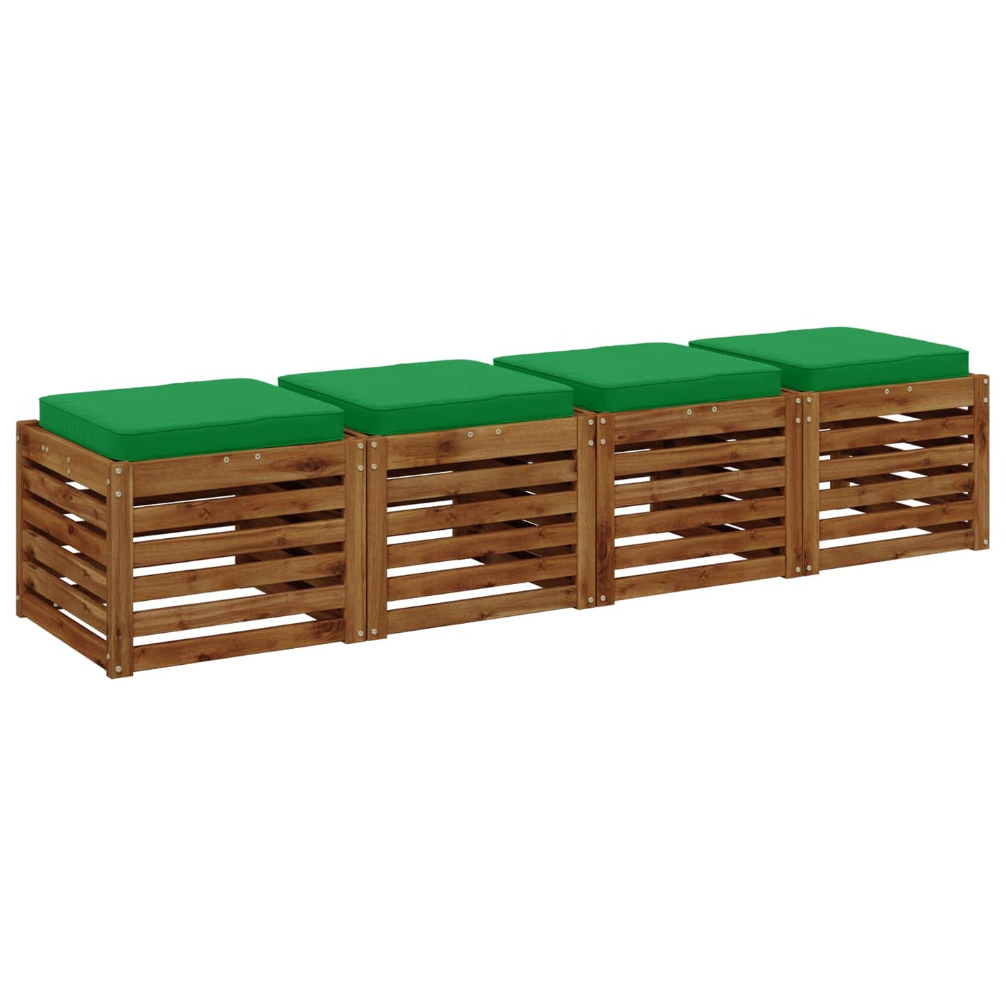 vidaXL Μαξιλάρια καθιστικού 4 κομματιών VUGHT 4 pcs 100% Πολυεστέρας
