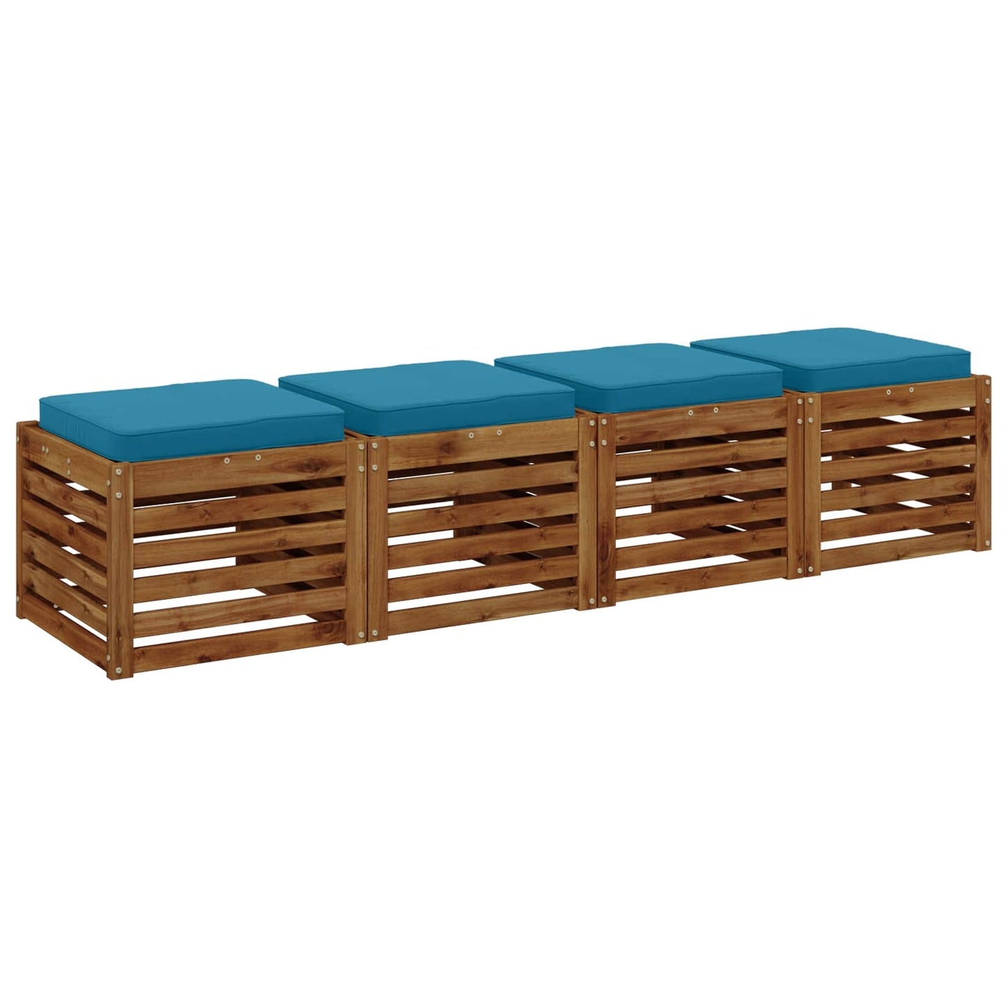 vidaXL Μαξιλάρια καθιστικού 4 κομματιών VUGHT 4 pcs 100% Πολυεστέρας