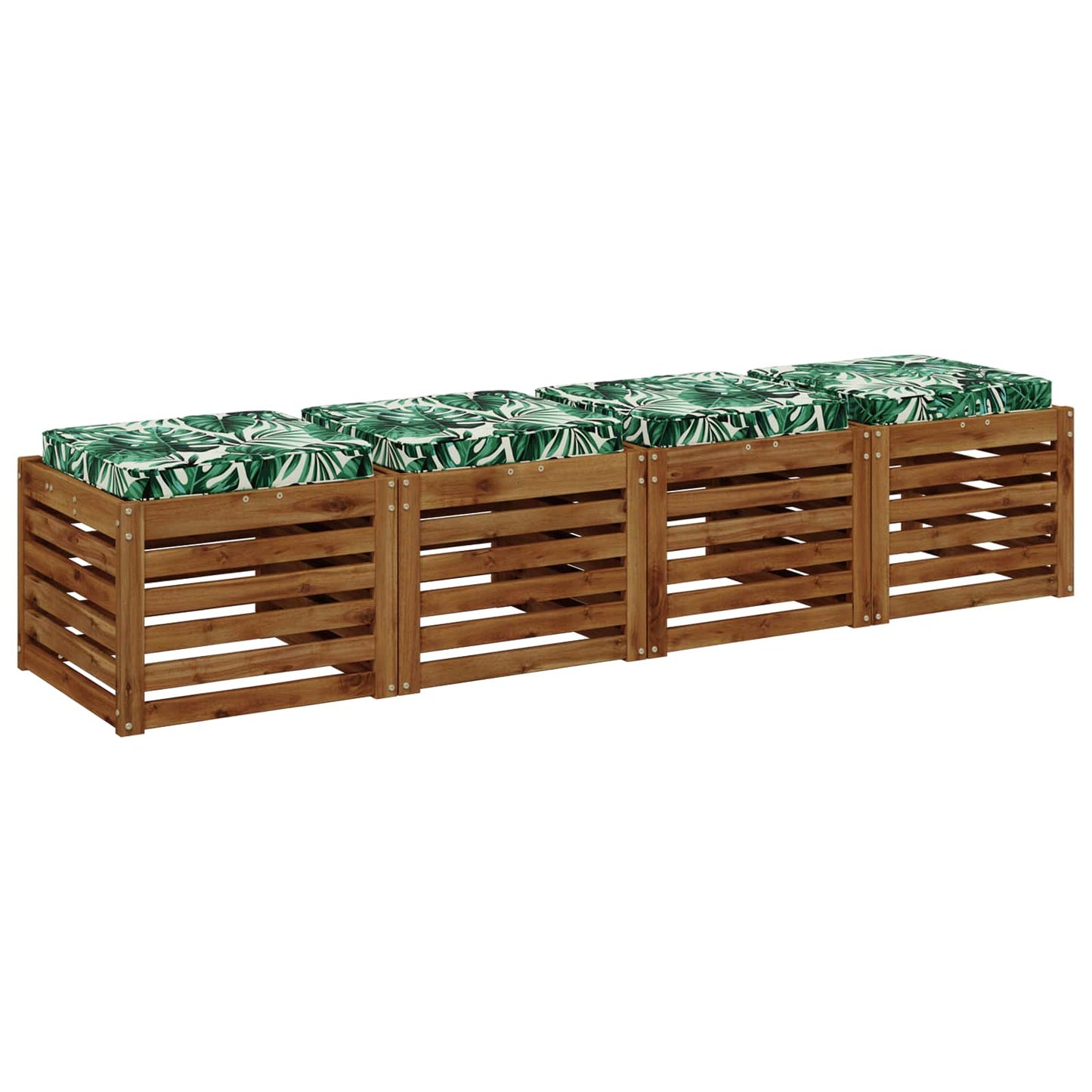 vidaXL Μαξιλάρια καθιστικού 4 κομματιών VUGHT 4 pcs 100% Πολυεστέρας