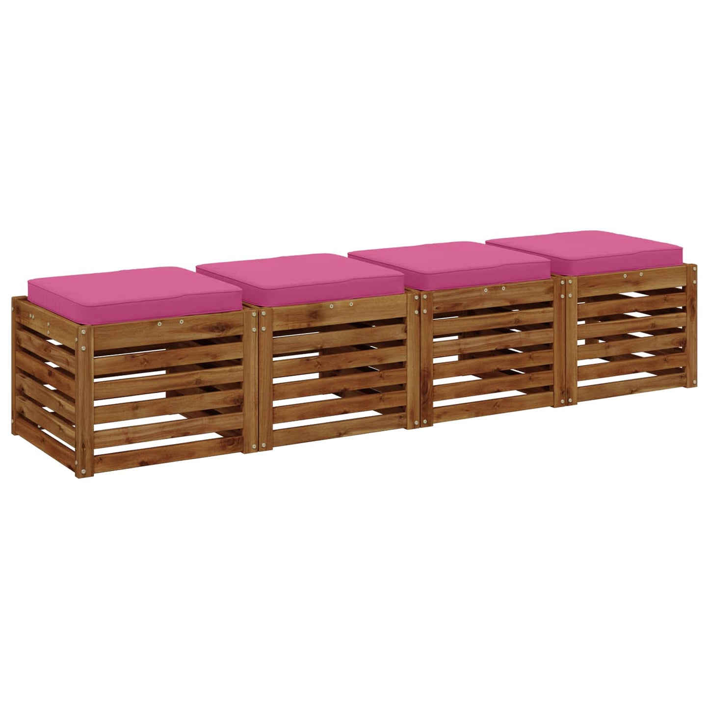 vidaXL Μαξιλάρια καθιστικού 4 κομματιών VUGHT 4 pcs 100% Πολυεστέρας