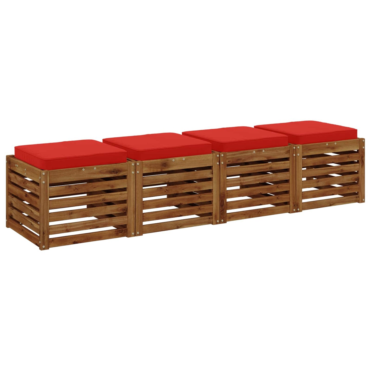 vidaXL Μαξιλάρια καθιστικού 4 κομματιών VUGHT 4 pcs 100% Πολυεστέρας