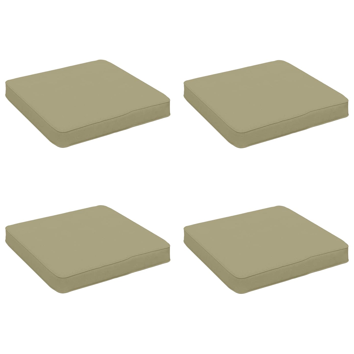 vidaXL Μαξιλάρια καθιστικού 4 κομματιών VUGHT 4 pcs 100% Πολυεστέρας