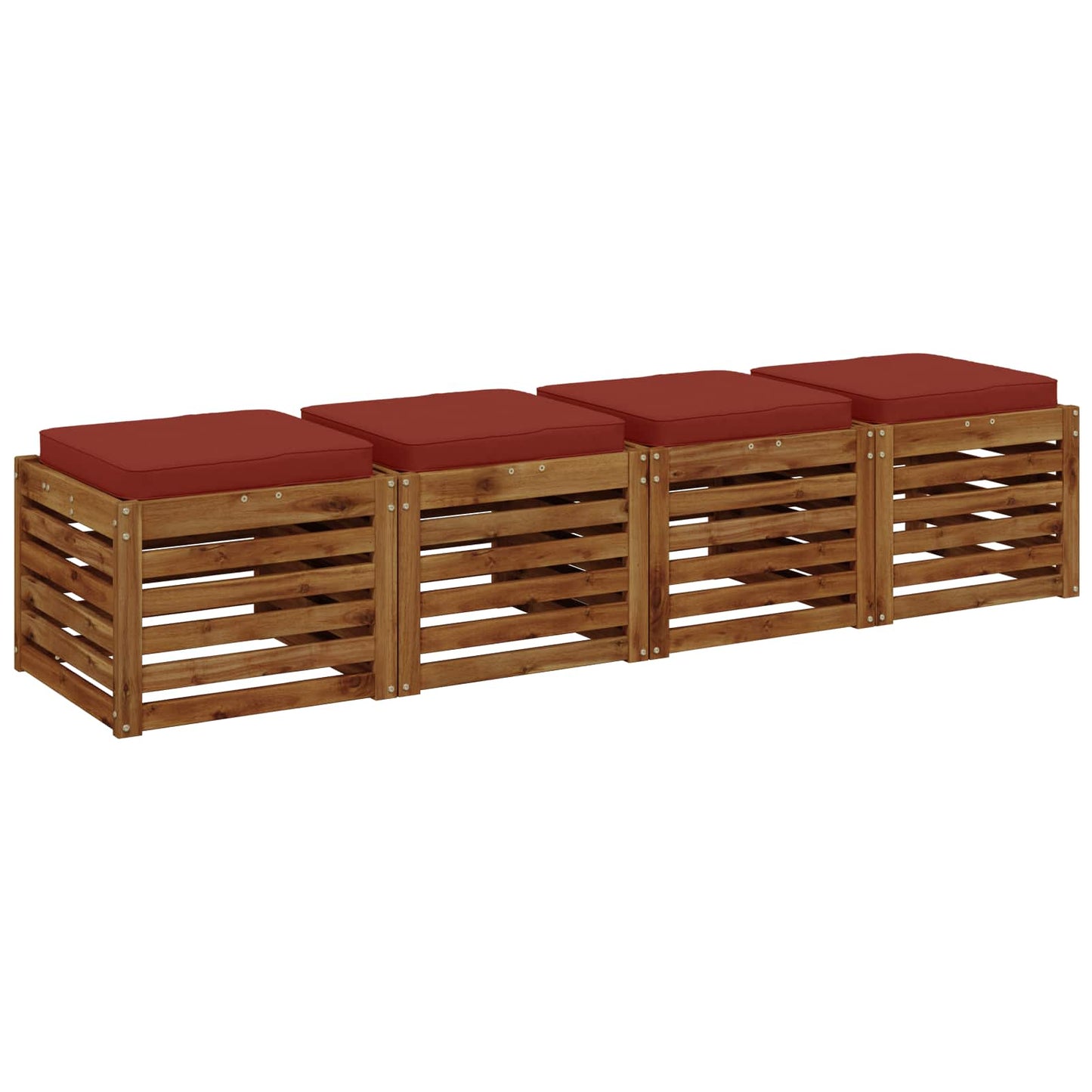 vidaXL Μαξιλάρια καθιστικού 4 κομματιών VUGHT 4 pcs 100% Πολυεστέρας
