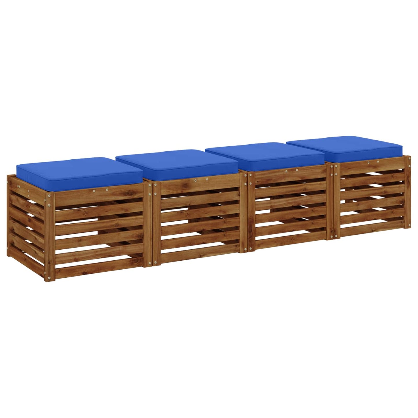 vidaXL Μαξιλάρια καθιστικού 4 κομματιών VUGHT 4 pcs 100% Πολυεστέρας