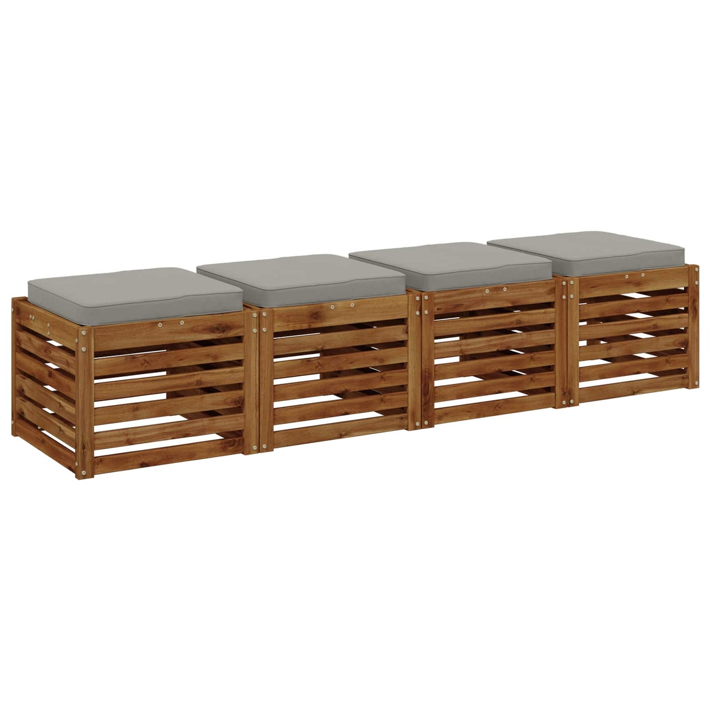 vidaXL Μαξιλάρια καθιστικού 4 κομματιών VUGHT 4 pcs 100% Πολυεστέρας