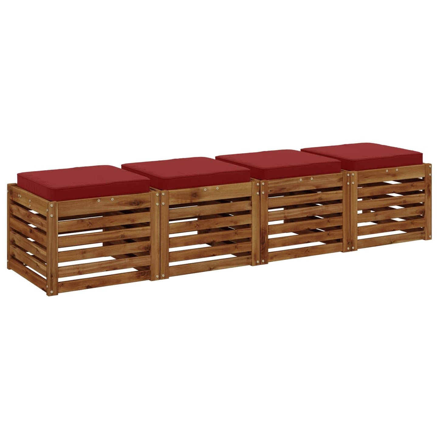 vidaXL Μαξιλάρια καθιστικού 4 κομματιών VUGHT 4 pcs 100% Πολυεστέρας