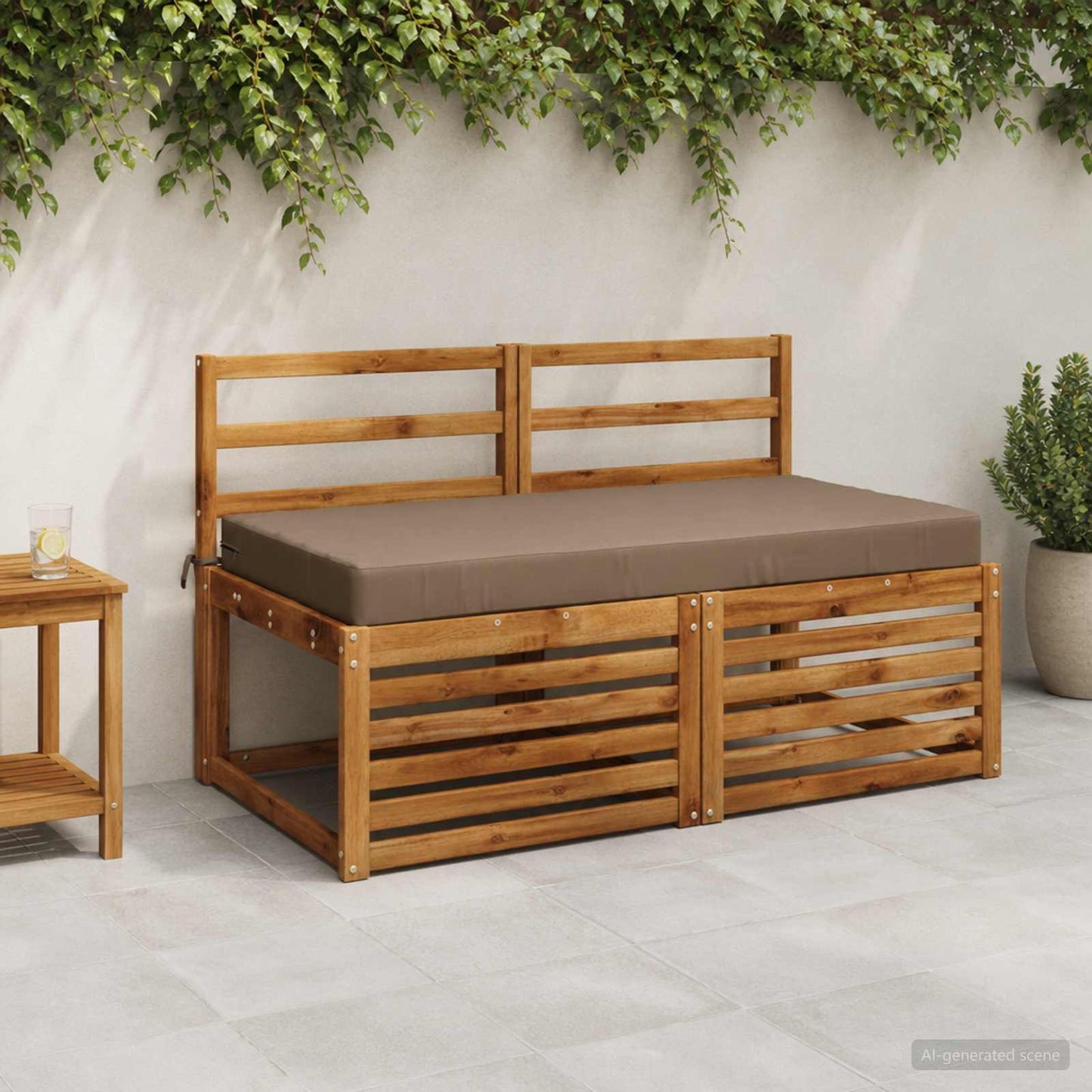 vidaXL Μαξιλάρια Καθίσματος SOEST 100% Πολυεστέρας Taupe