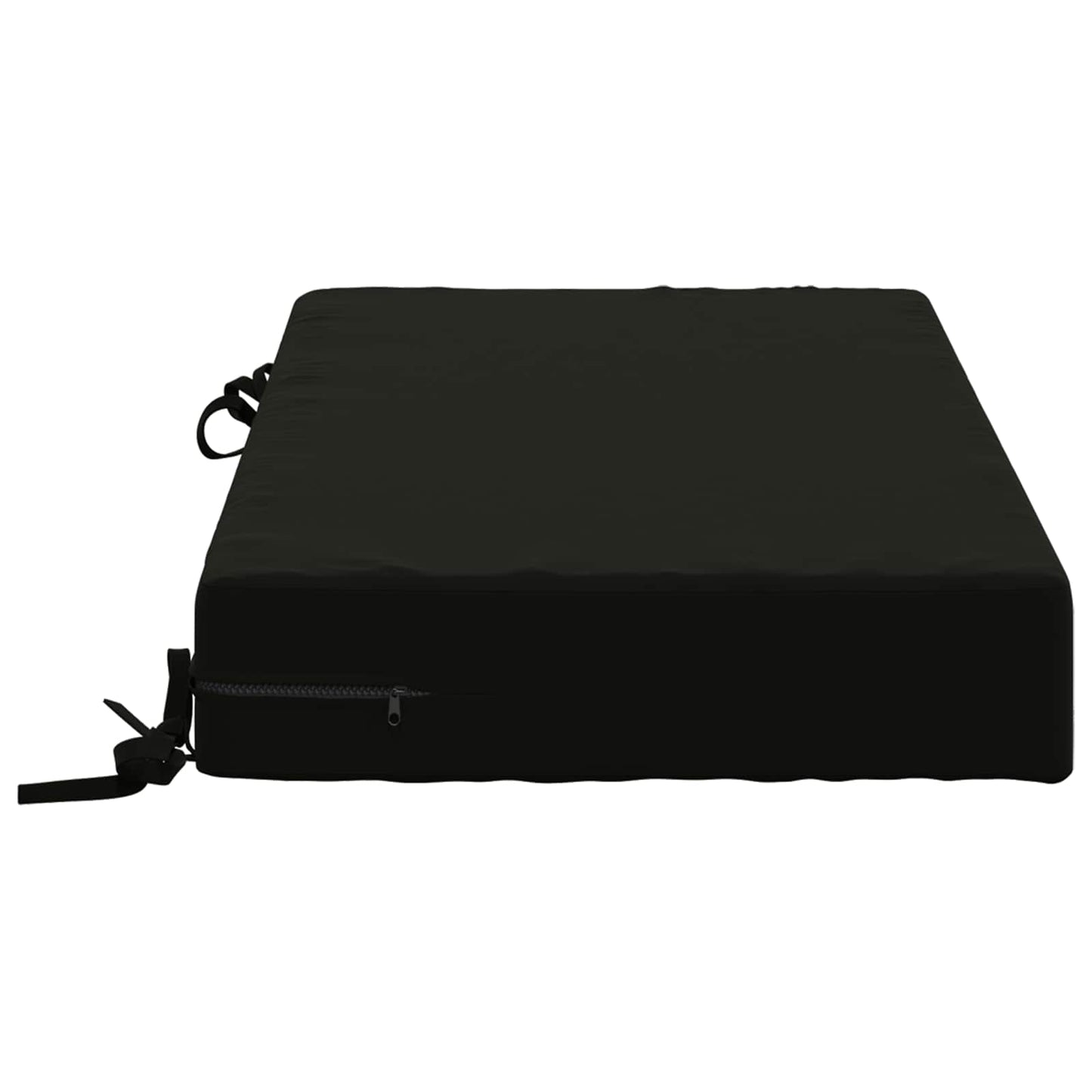 vidaXL Μαξιλάρι πλάτης SOEST 100% Πολυεστέρας Μαύρο 70 x 40 x 10 εκ.