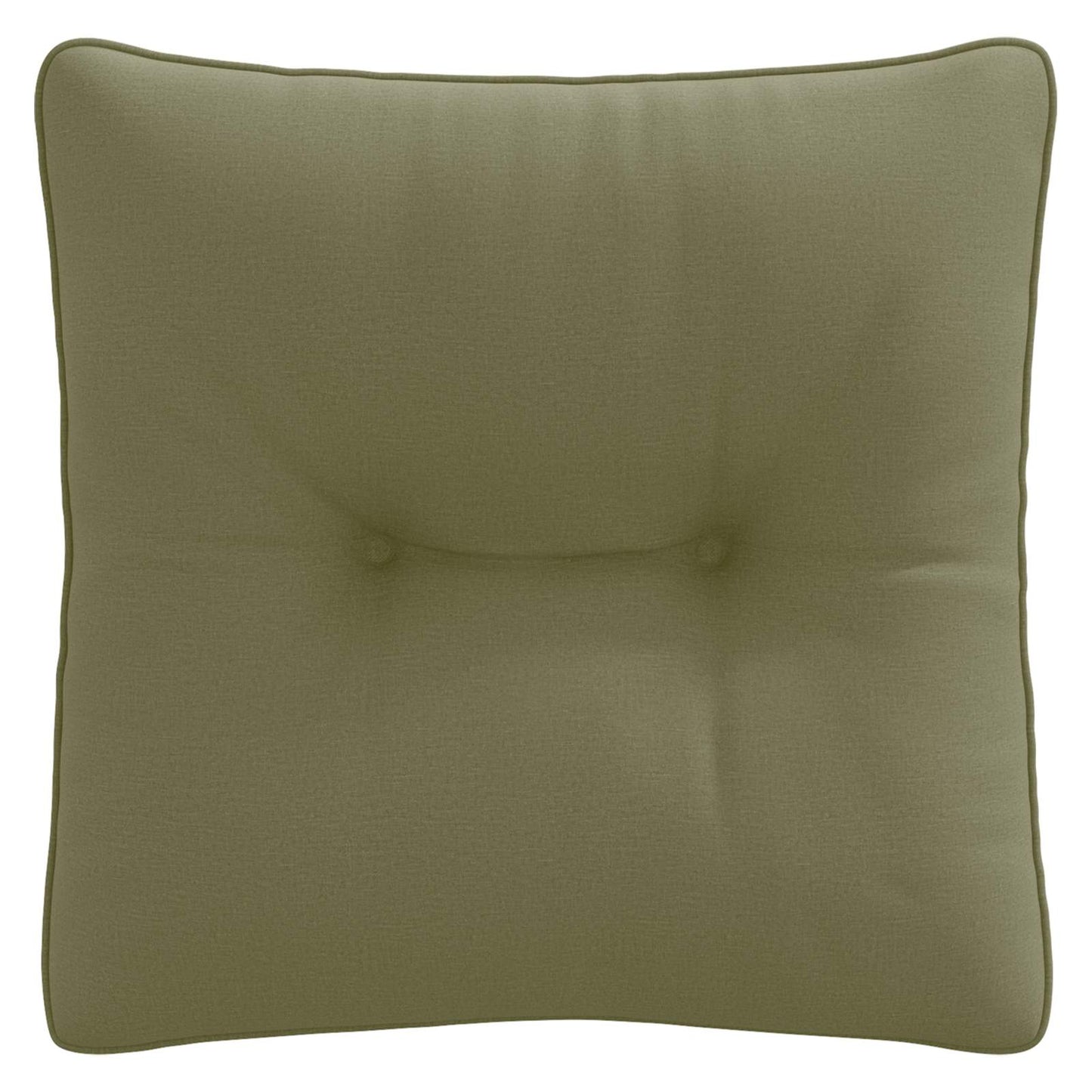 vidaXL Μαξιλάρι πλάτης PUTTEN 100% Πολυεστέρας Λαδί 40 x 40 x 10 εκ
