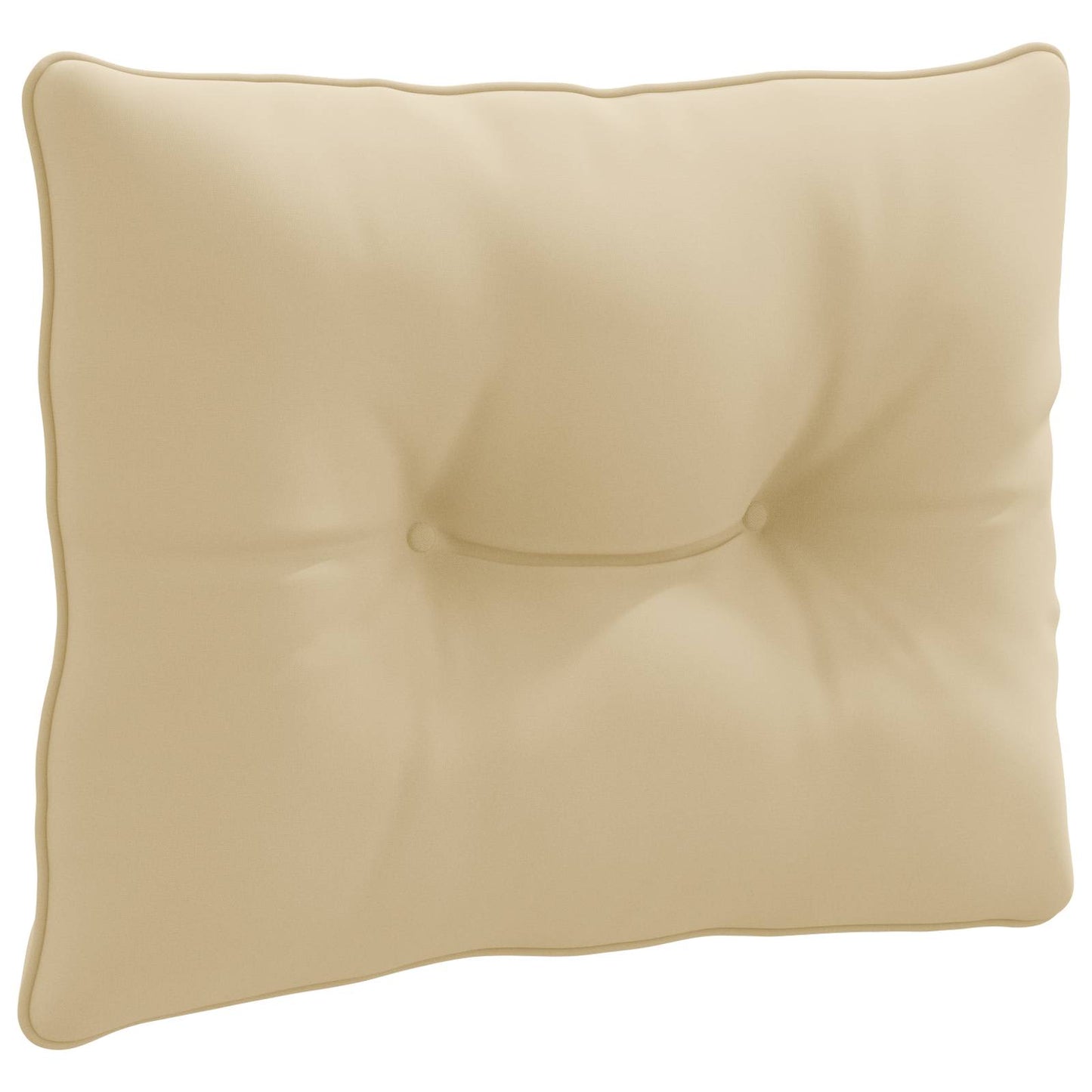 vidaXL Μαξιλάρι πλάτης PUTTEN 100% Πολυεστέρας Μπεζ 50 x 40 x 10 cm