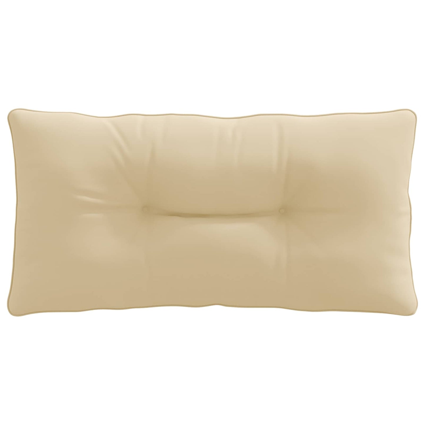 vidaXL Μαξιλάρι πλάτης PUTTEN 100% Πολυεστέρας Μπεζ 70 x 40 x 10 cm