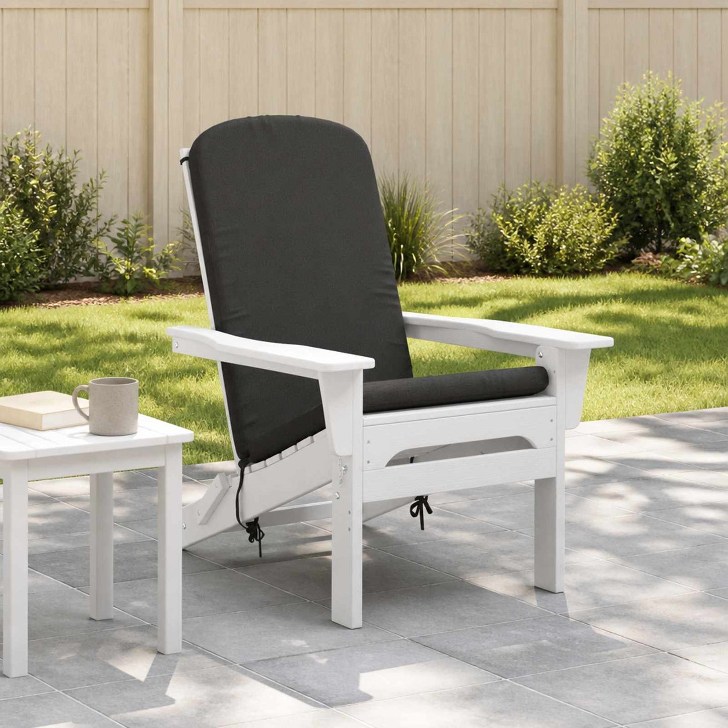 vidaXL Μαξιλάρι για Καρέκλα Adirondack GEMERT 100% Πολυεστέρας Ανθρακί