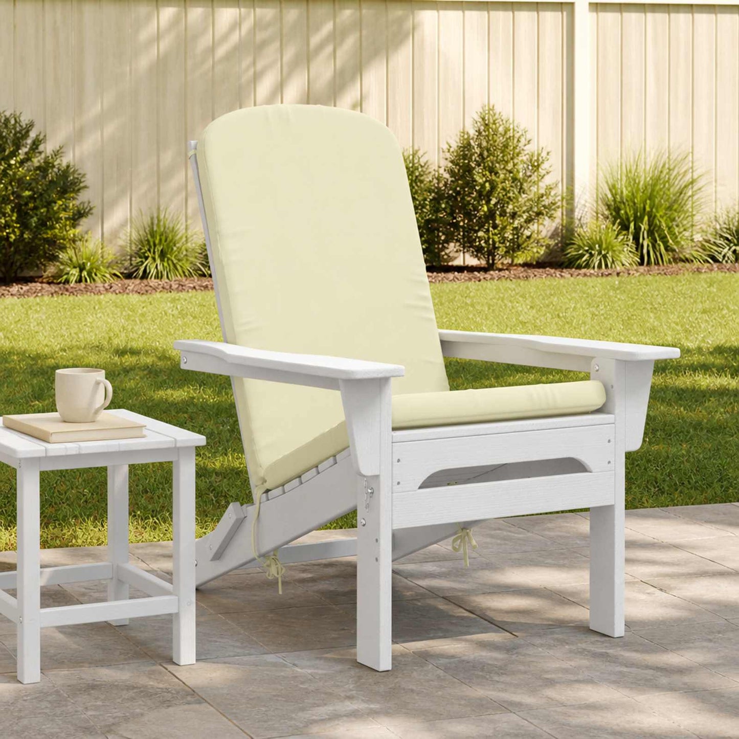 vidaXL Μαξιλάρι για Καρέκλα Adirondack GEMERT 100% Πολυεστέρας Κρεμ