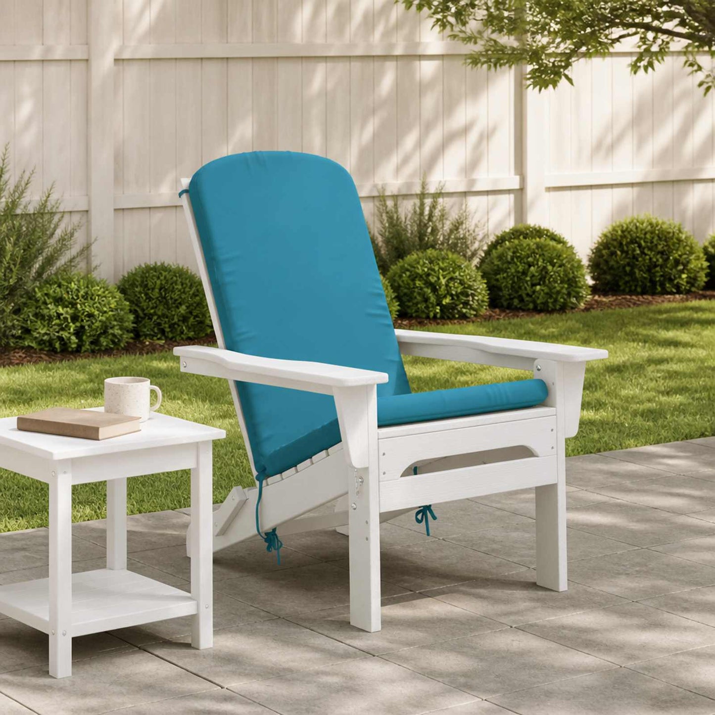 vidaXL Μαξιλάρι για Καρέκλα Adirondack GEMERT 100% Πολυεστέρας Γαλάζιο