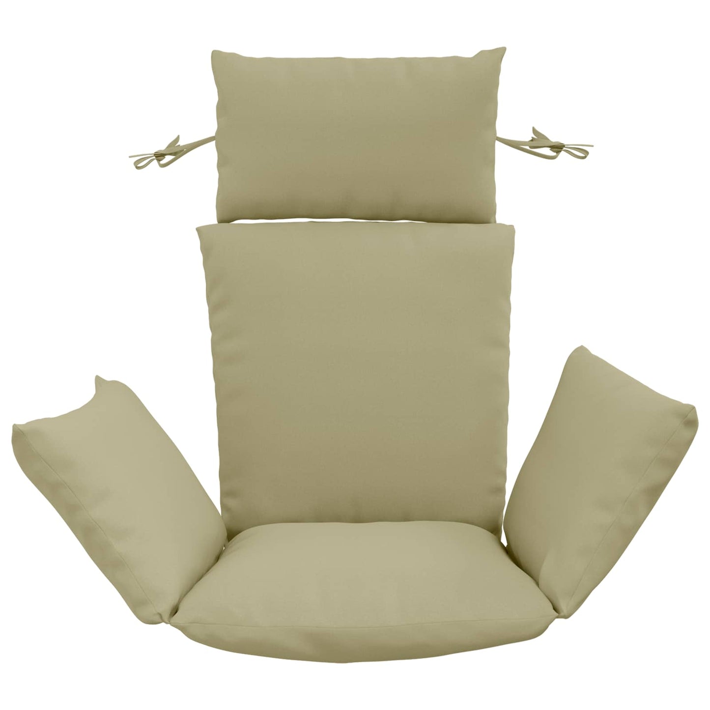 vidaXL Κάθισμα Adirondack PUTTEN 100% Πολυεστέρας Ανοιχτό Πράσινο