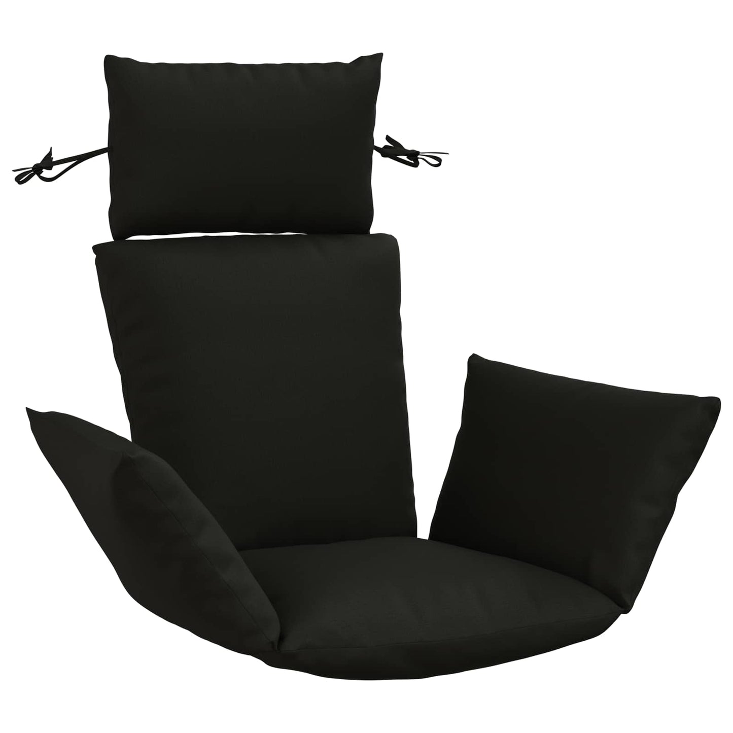vidaXL Κάθισμα Adirondack PUTTEN 100% Πολυεστέρας Μαύρο