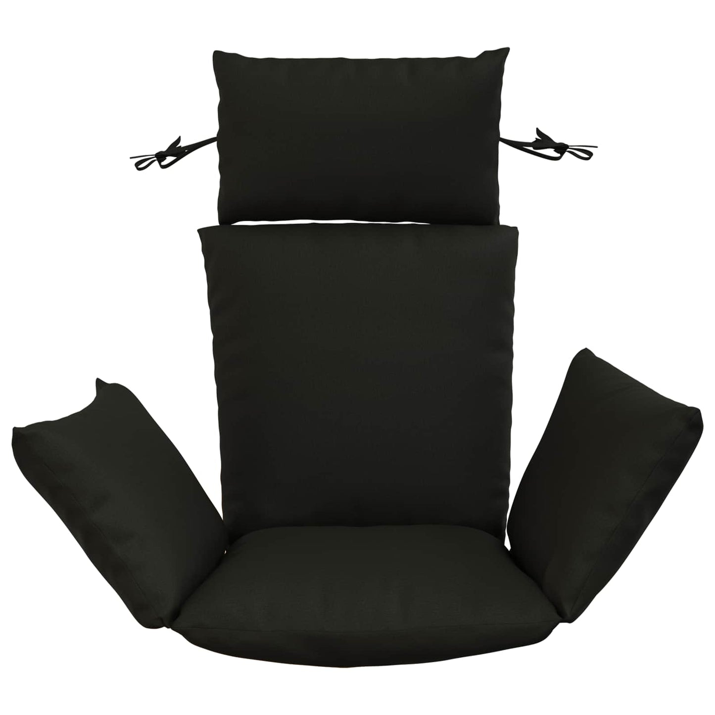 vidaXL Κάθισμα Adirondack PUTTEN 100% Πολυεστέρας Μαύρο
