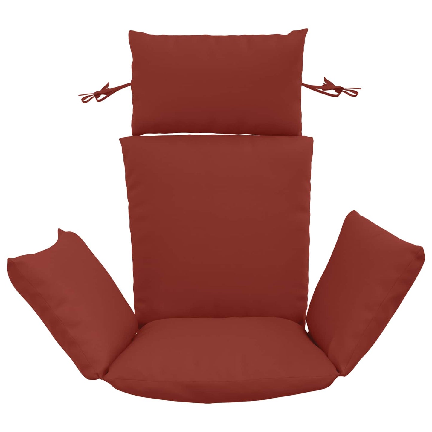 vidaXL Κάθισμα Adirondack PUTTEN 100% Πολυεστέρας Κόκκινο