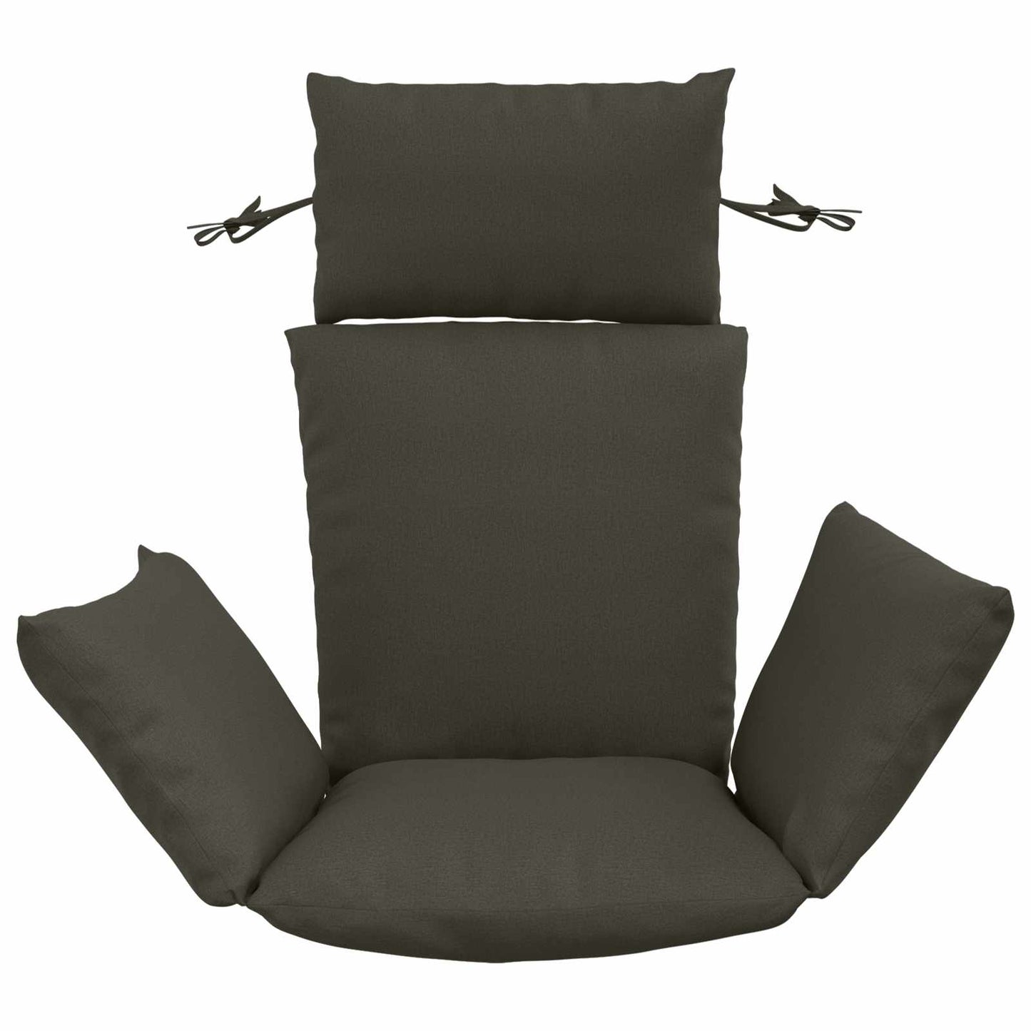 vidaXL Κάθισμα Adirondack PUTTEN 100% Πολυεστέρας Ανθρακί
