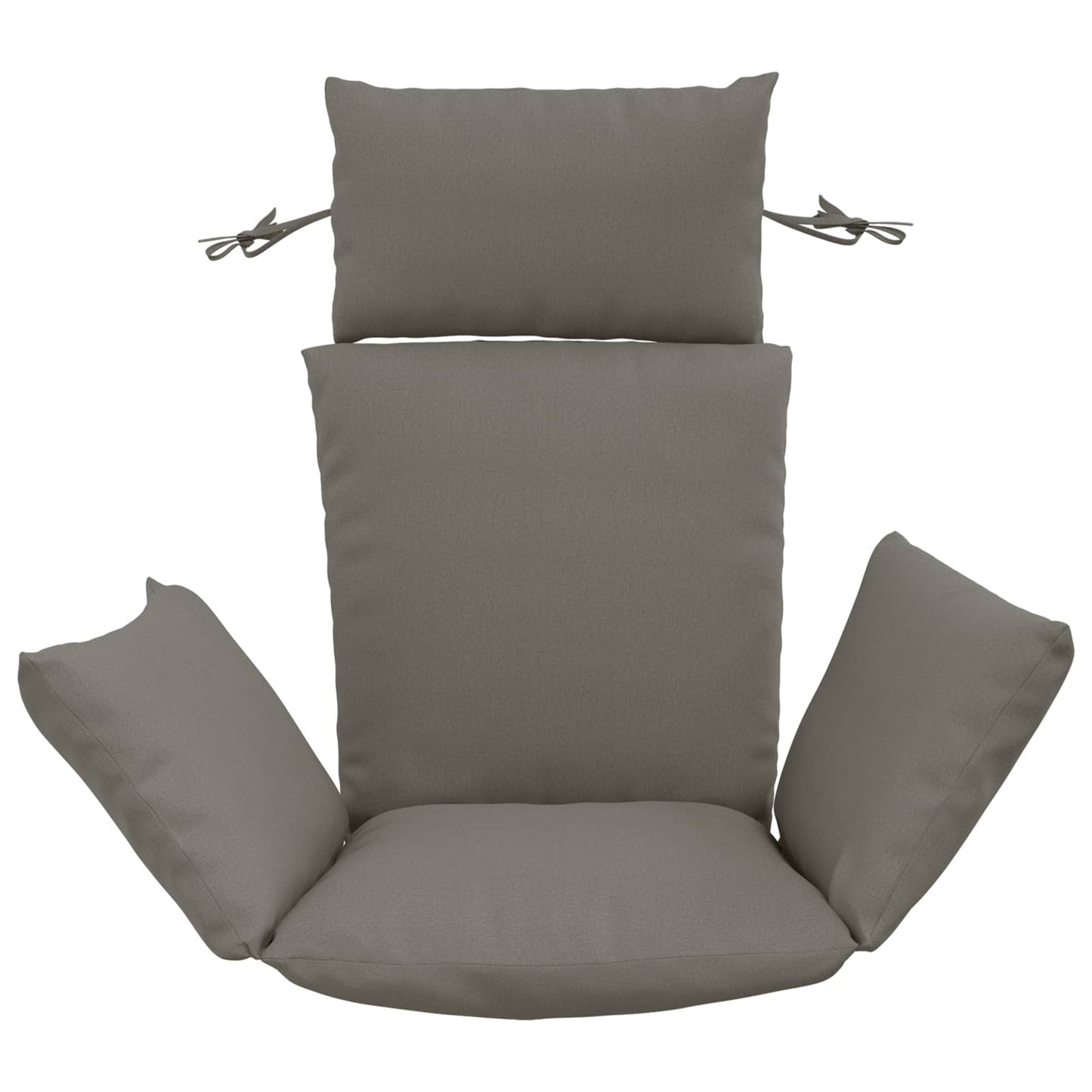 vidaXL Κάθισμα Adirondack PUTTEN 100% Πολυεστέρας Γκρι