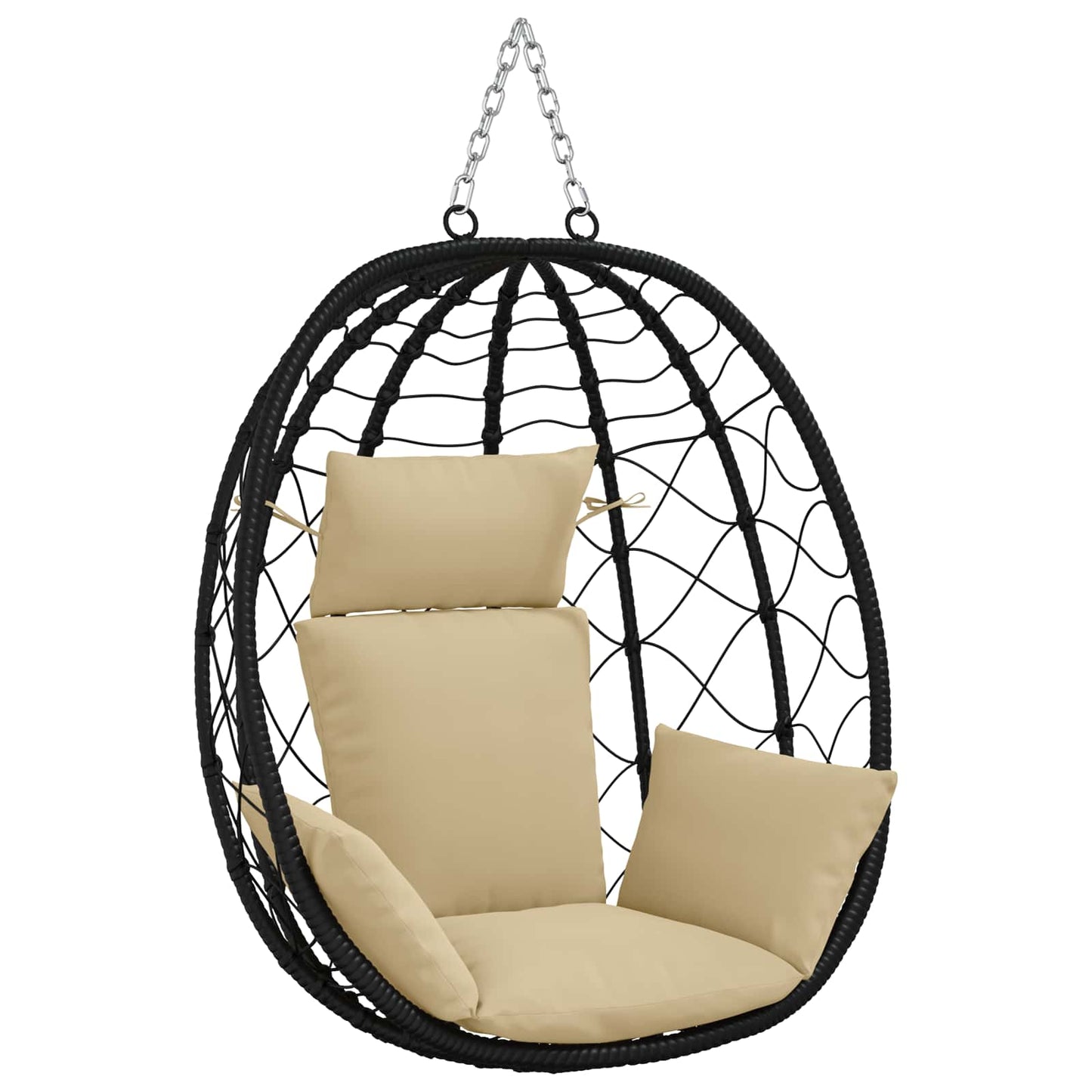 vidaXL Κάθισμα Adirondack PUTTEN 100% Πολυεστέρας Μπεζ