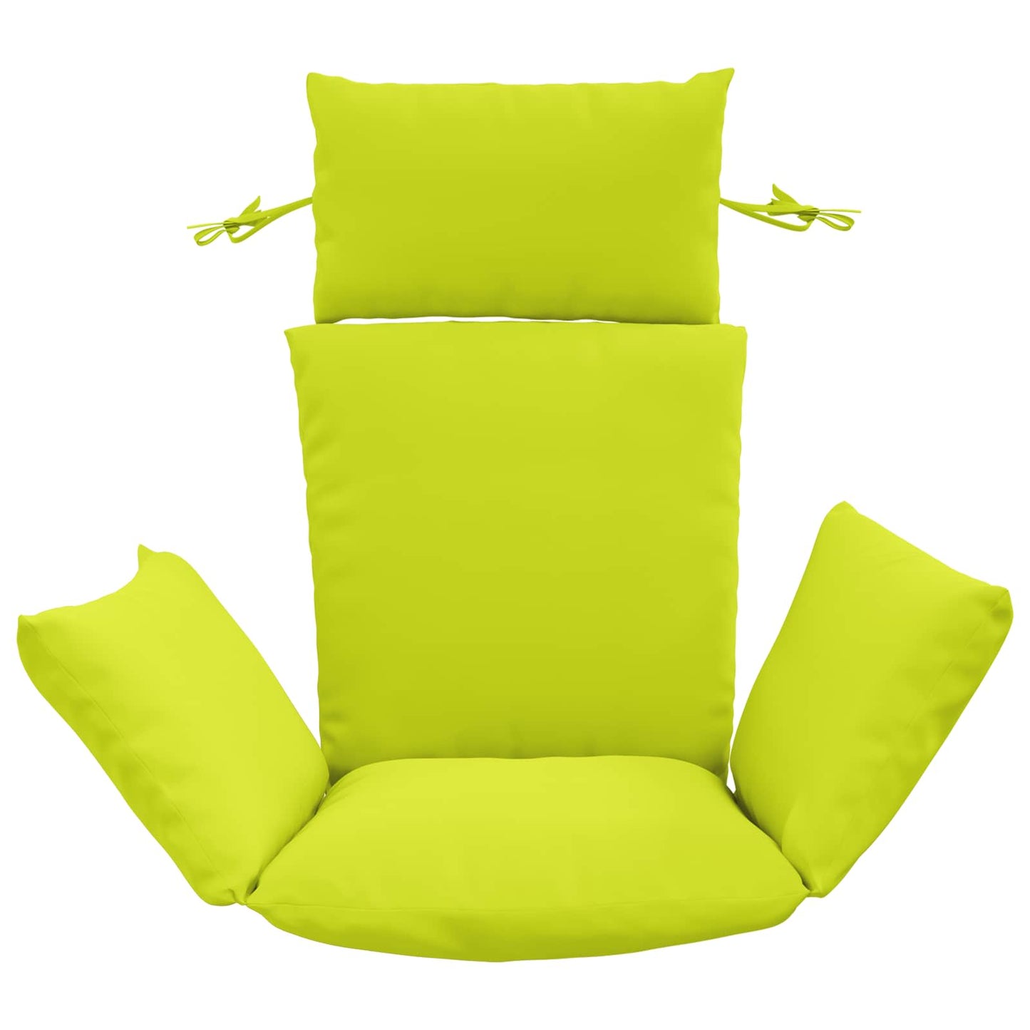 vidaXL Κάθισμα Adirondack PUTTEN 100% Πολυεστέρας Φωτεινό Πράσινο