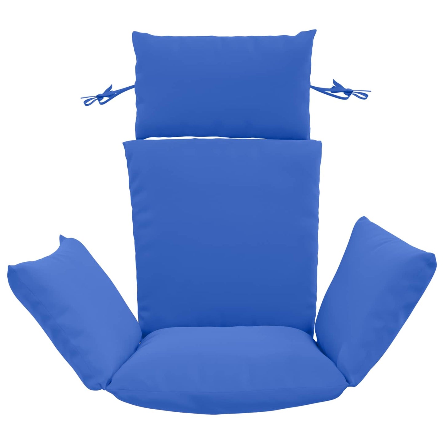 vidaXL Κάθισμα Adirondack PUTTEN 100% Πολυεστέρας Βασιλικό Μπλε